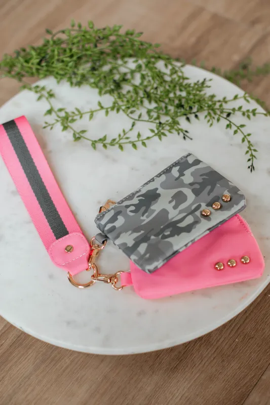 Dania Dual Wristlet - Bubblegum sold by Wild Oak Boutique