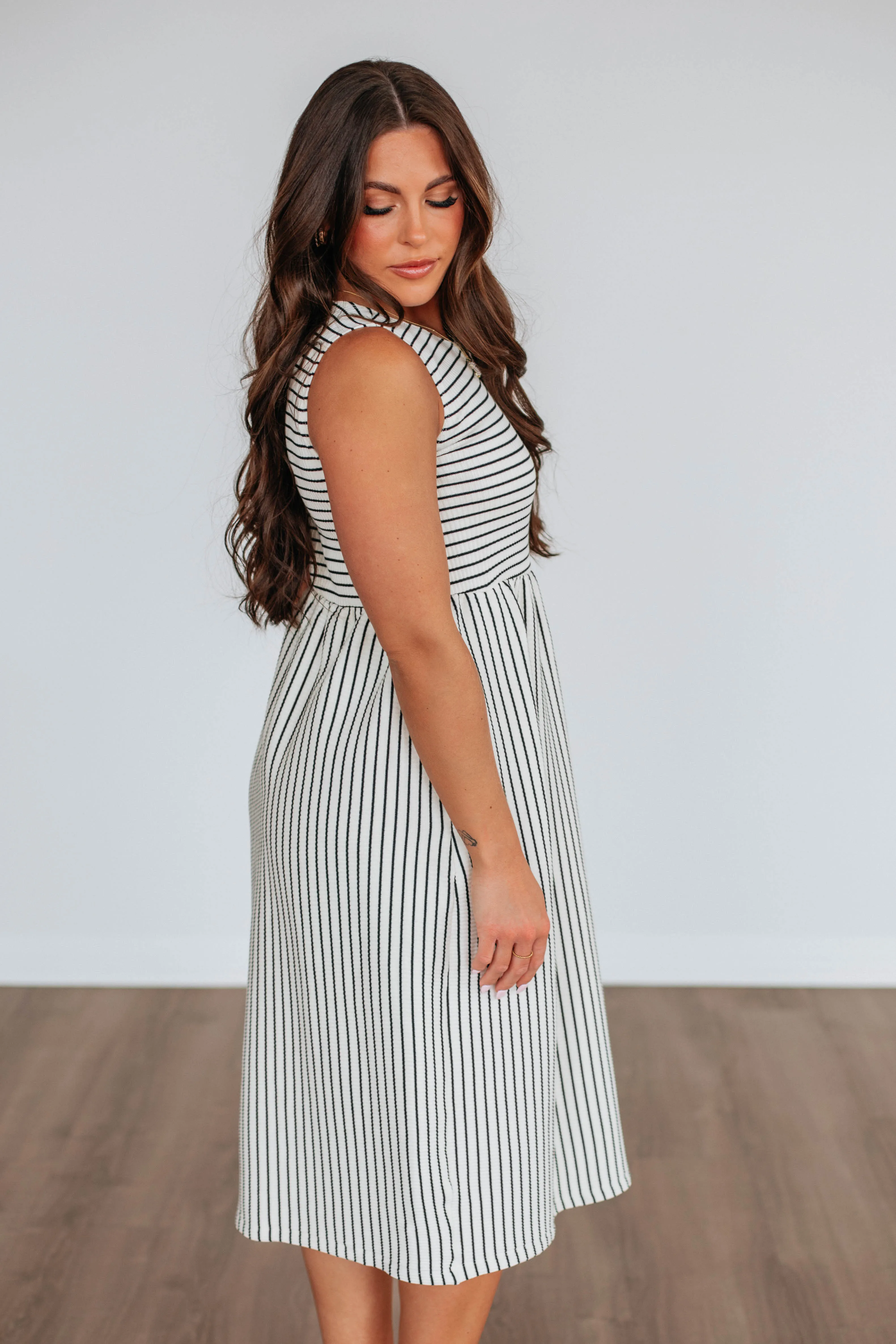 Anni Striped Dress sold by Wild Oak Boutique product image thumbnail 4