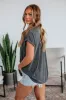 Ardell Basic Tee - Charcoal sold by Wild Oak Boutique