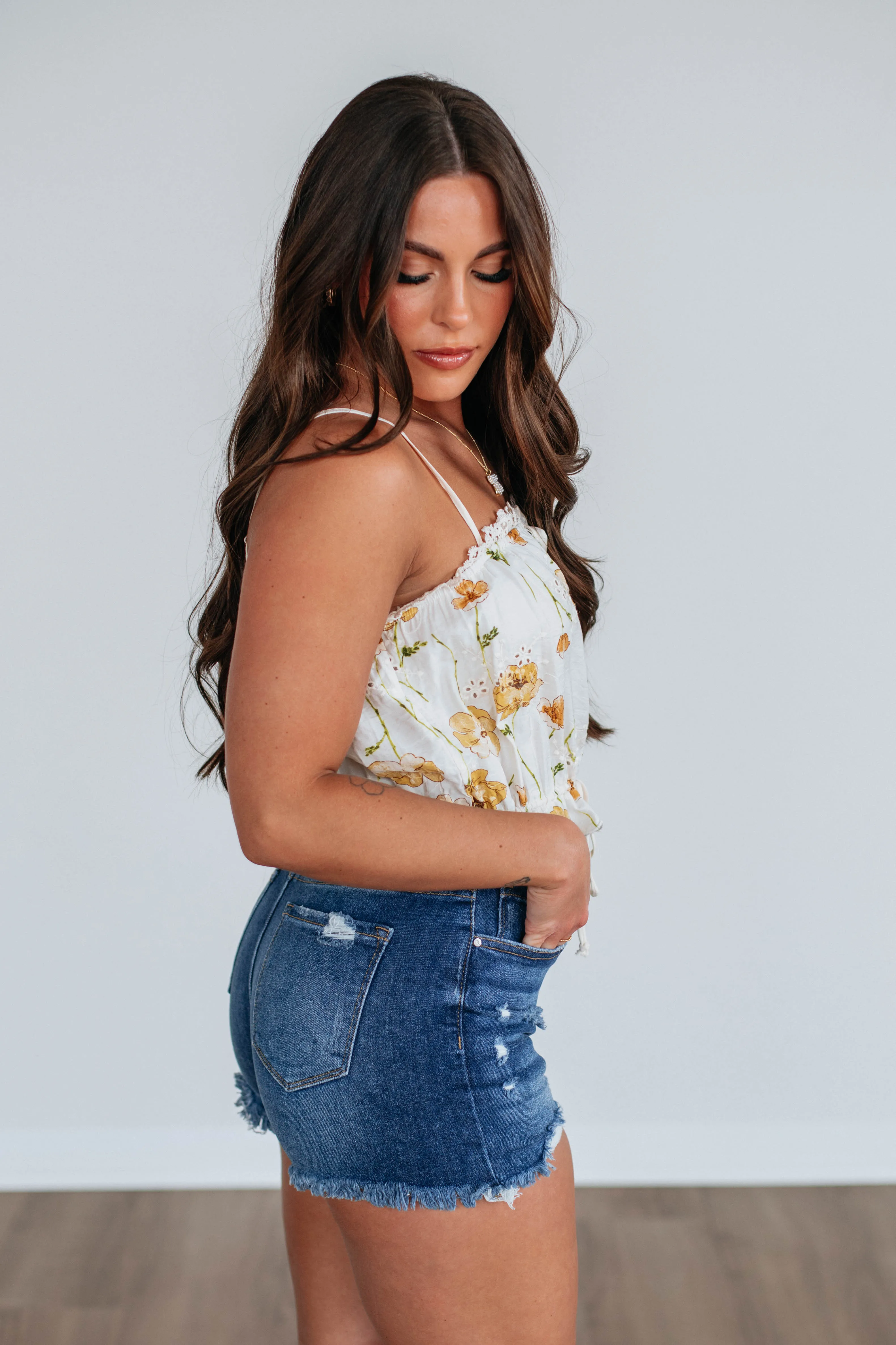 Chapel Floral Tank sold by Wild Oak Boutique product image thumbnail 4