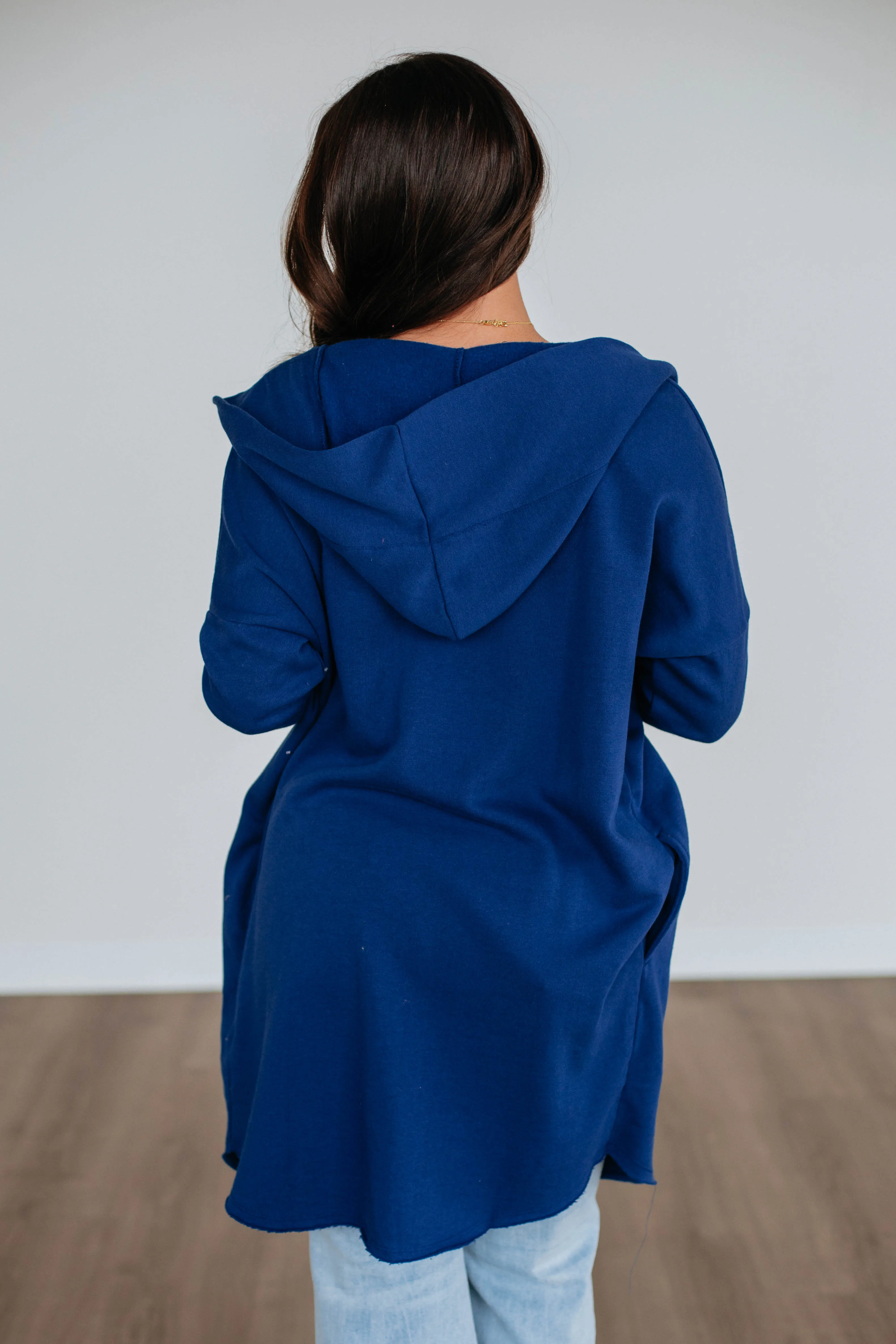 Rebekah Cardigan - Royal Blue sold by Wild Oak Boutique product image thumbnail 5