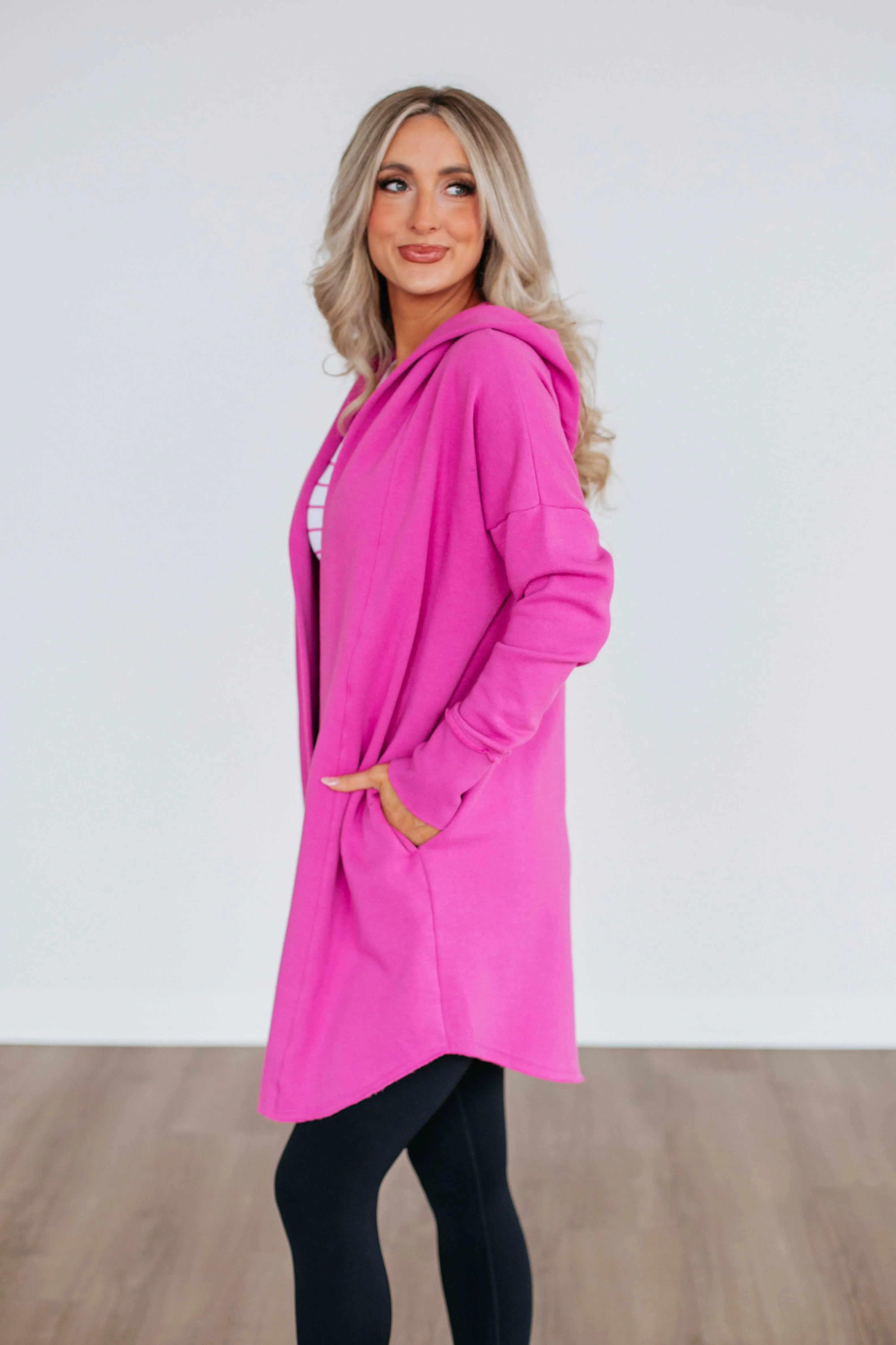 Rebekah Cardigan - Orchid sold by Wild Oak Boutique