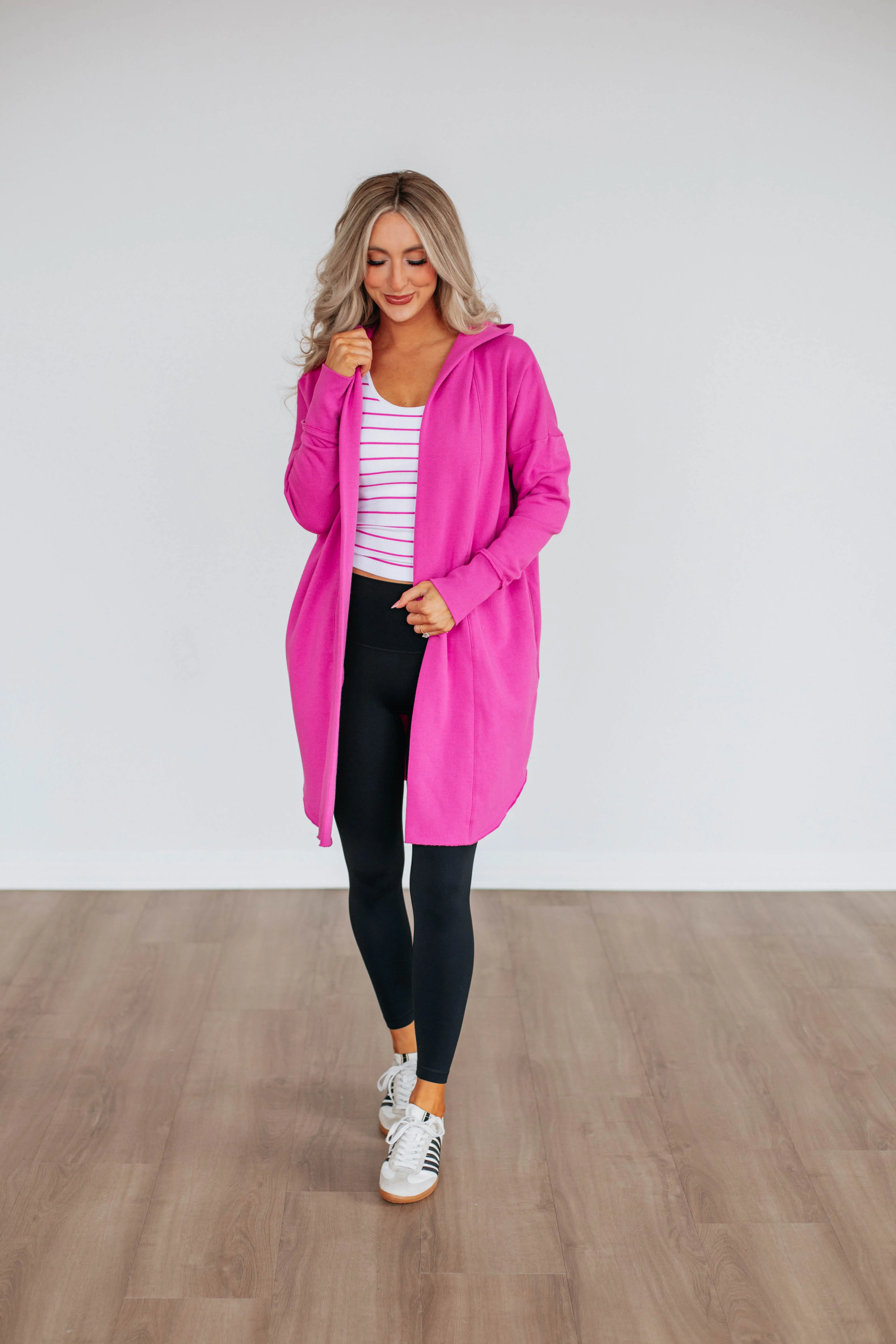 Rebekah Cardigan - Orchid sold by Wild Oak Boutique product image thumbnail 3