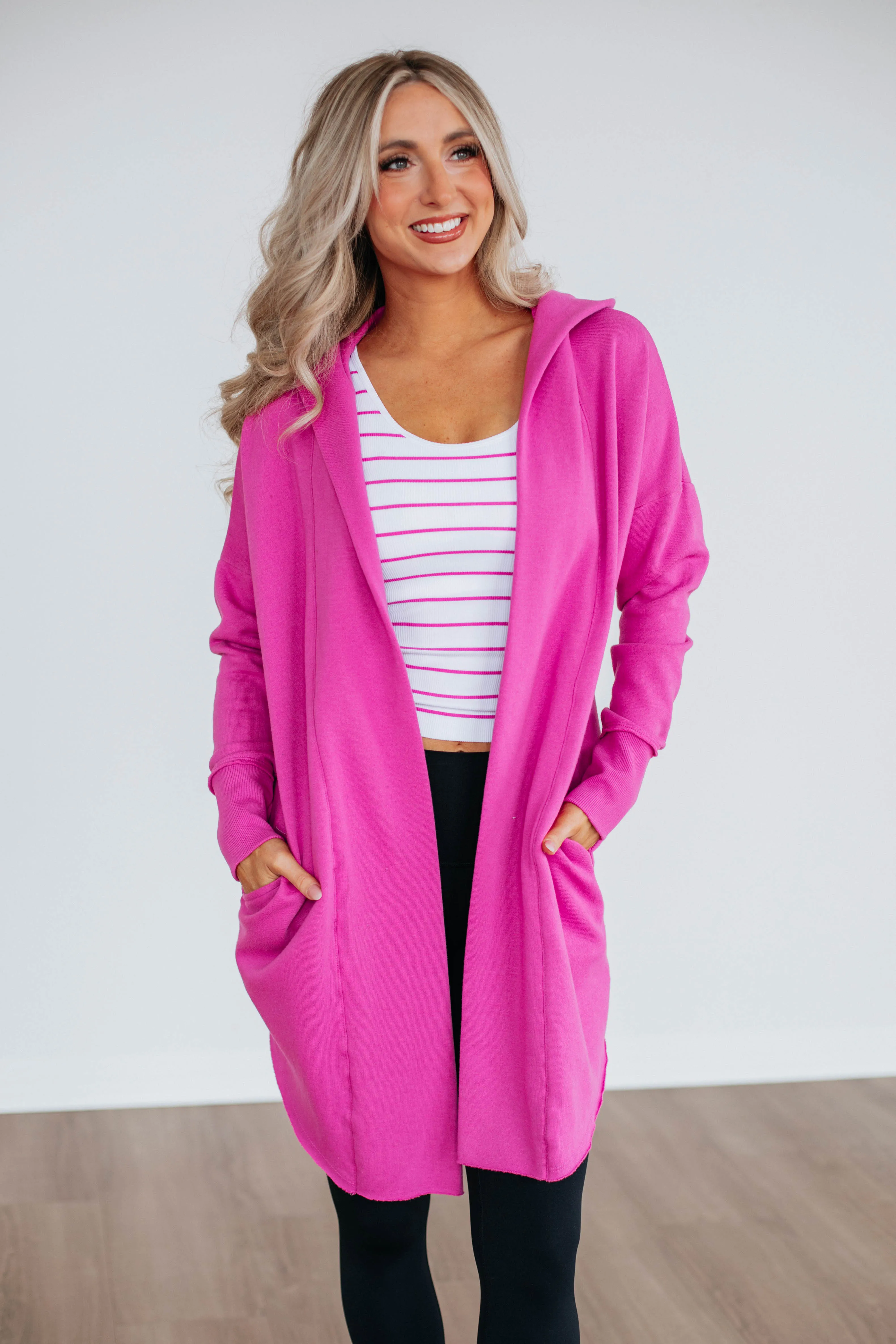 Rebekah Cardigan - Orchid sold by Wild Oak Boutique product image thumbnail 2