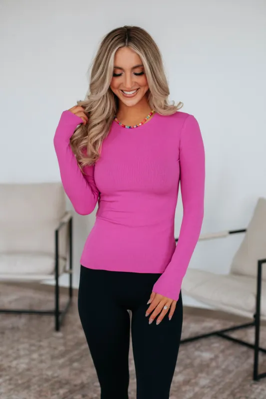 Remi Ribbed Top - Orchid sold by Wild Oak Boutique
