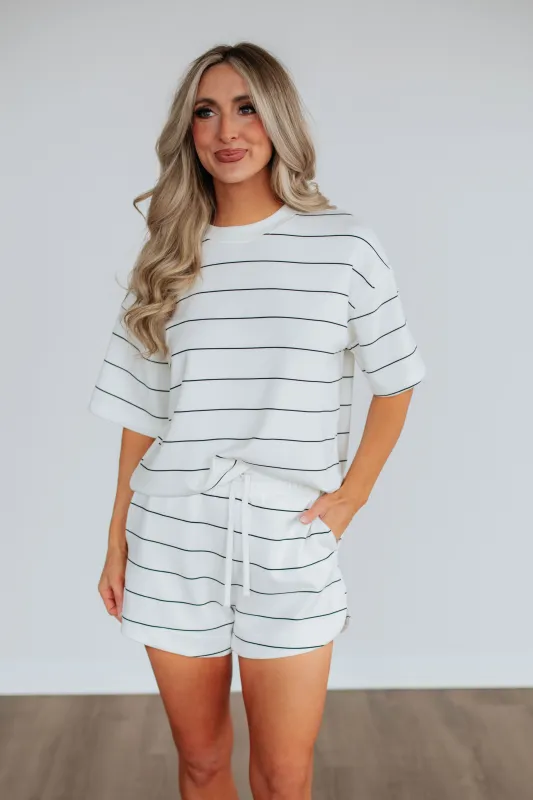 Emrys Striped Top sold by Wild Oak Boutique