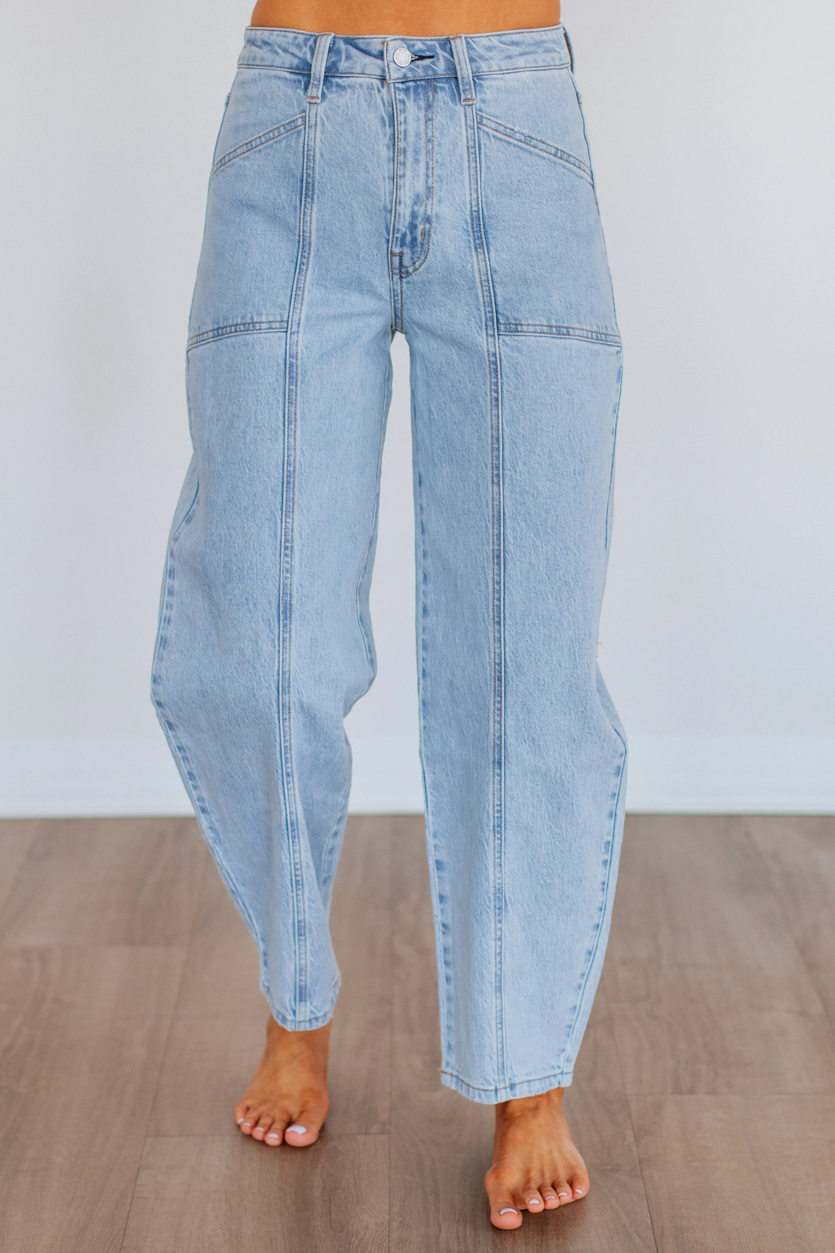 Kate Vervet Jeans - Light Wash sold by Wild Oak Boutique product image thumbnail 5