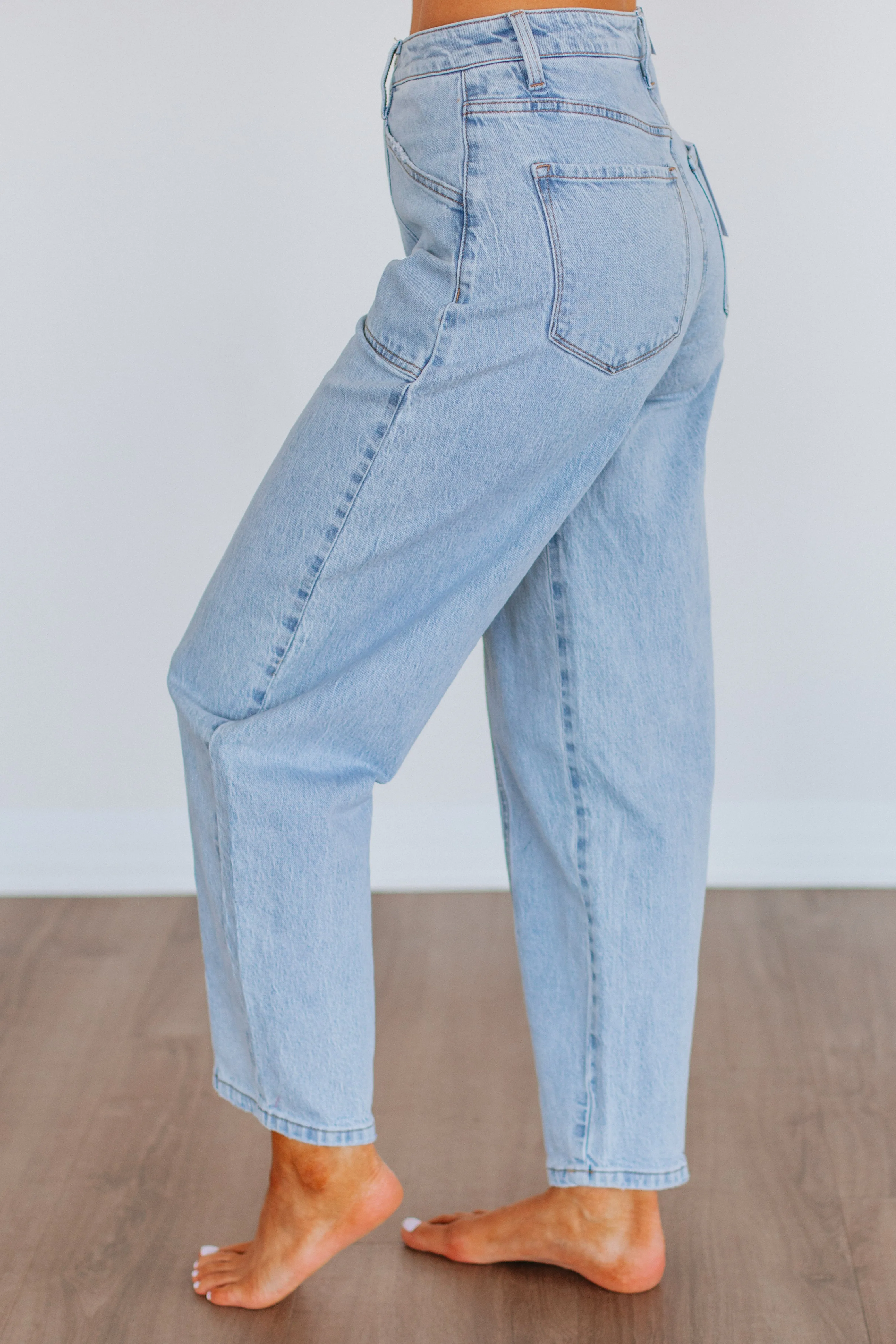 Kate Vervet Jeans - Light Wash sold by Wild Oak Boutique product image thumbnail 2