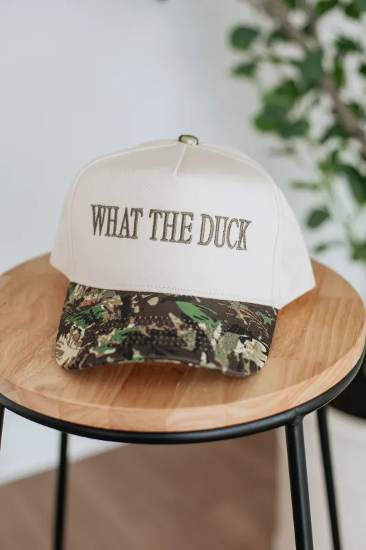 What The Duck Trucker Hat sold by Wild Oak Boutique