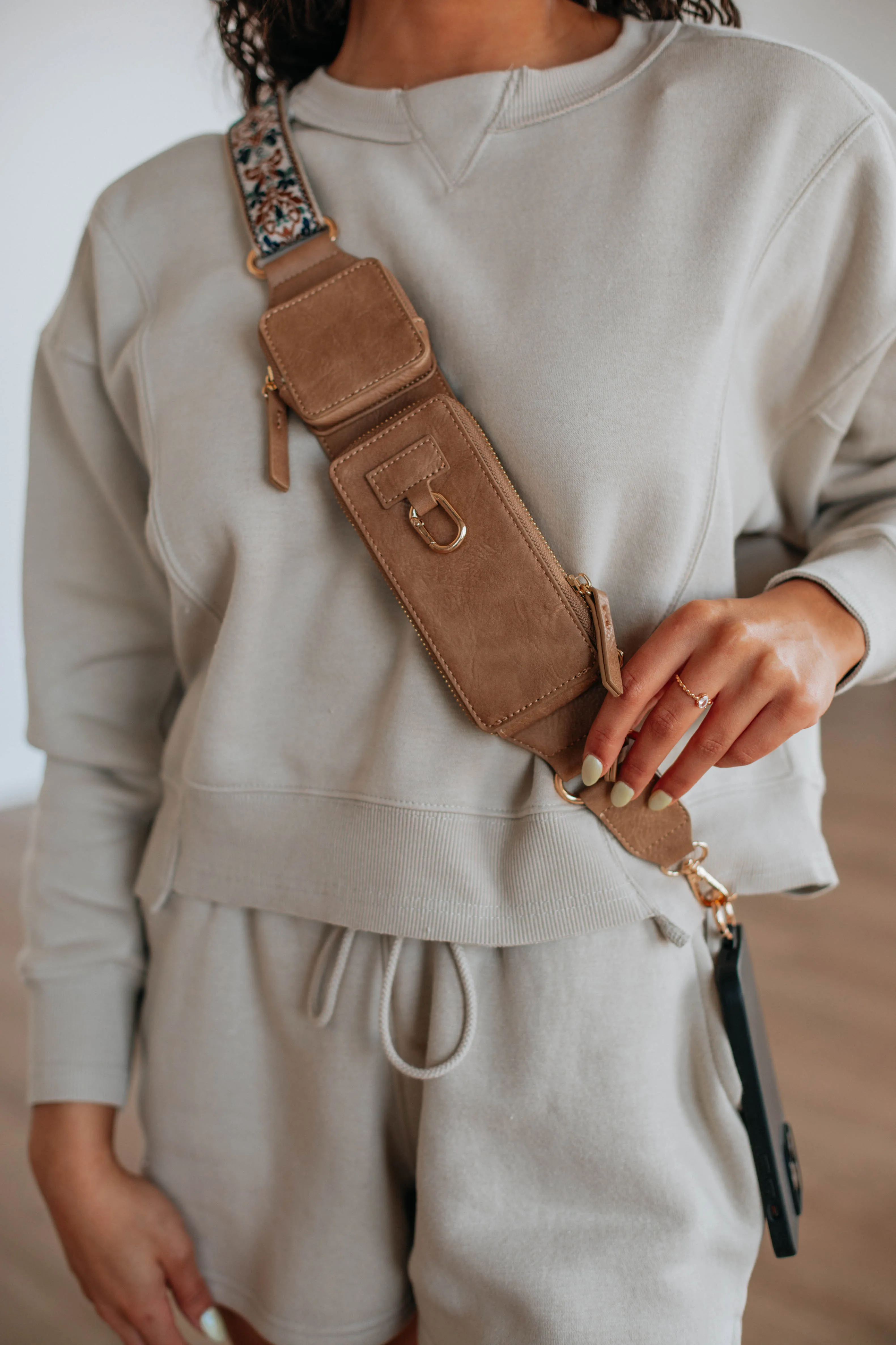 Aida Zip & Clip Strap - Tan sold by Wild Oak Boutique product image thumbnail 2