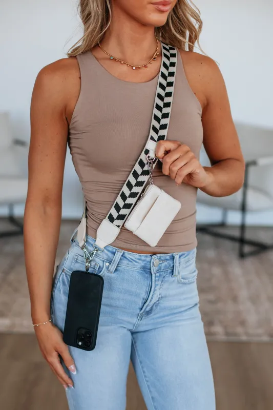 Akia Clip & Go Lanyard - Cream Mix sold by Wild Oak Boutique