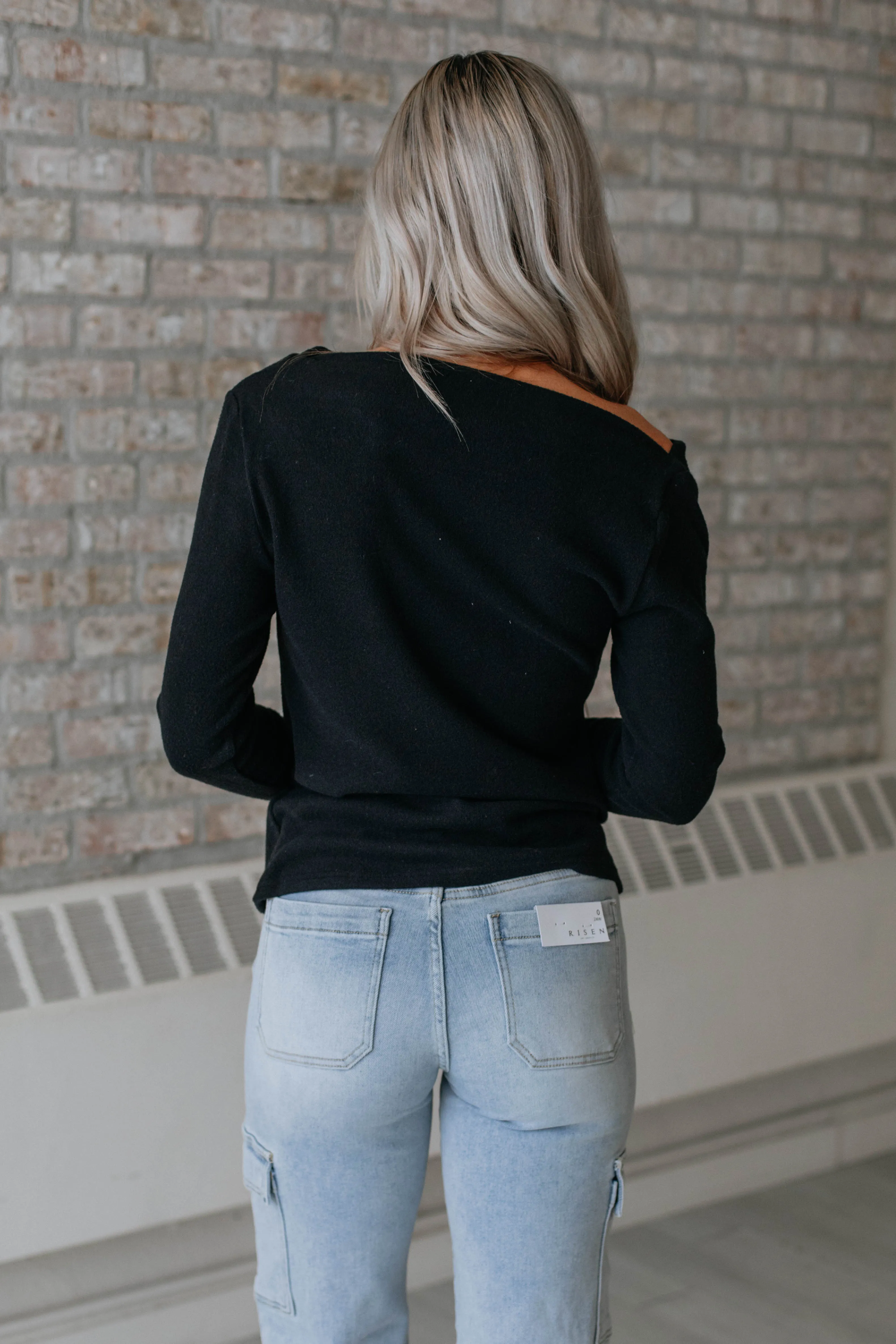 Hugo Off Shoulder Top - Black sold by Wild Oak Boutique product image thumbnail 4