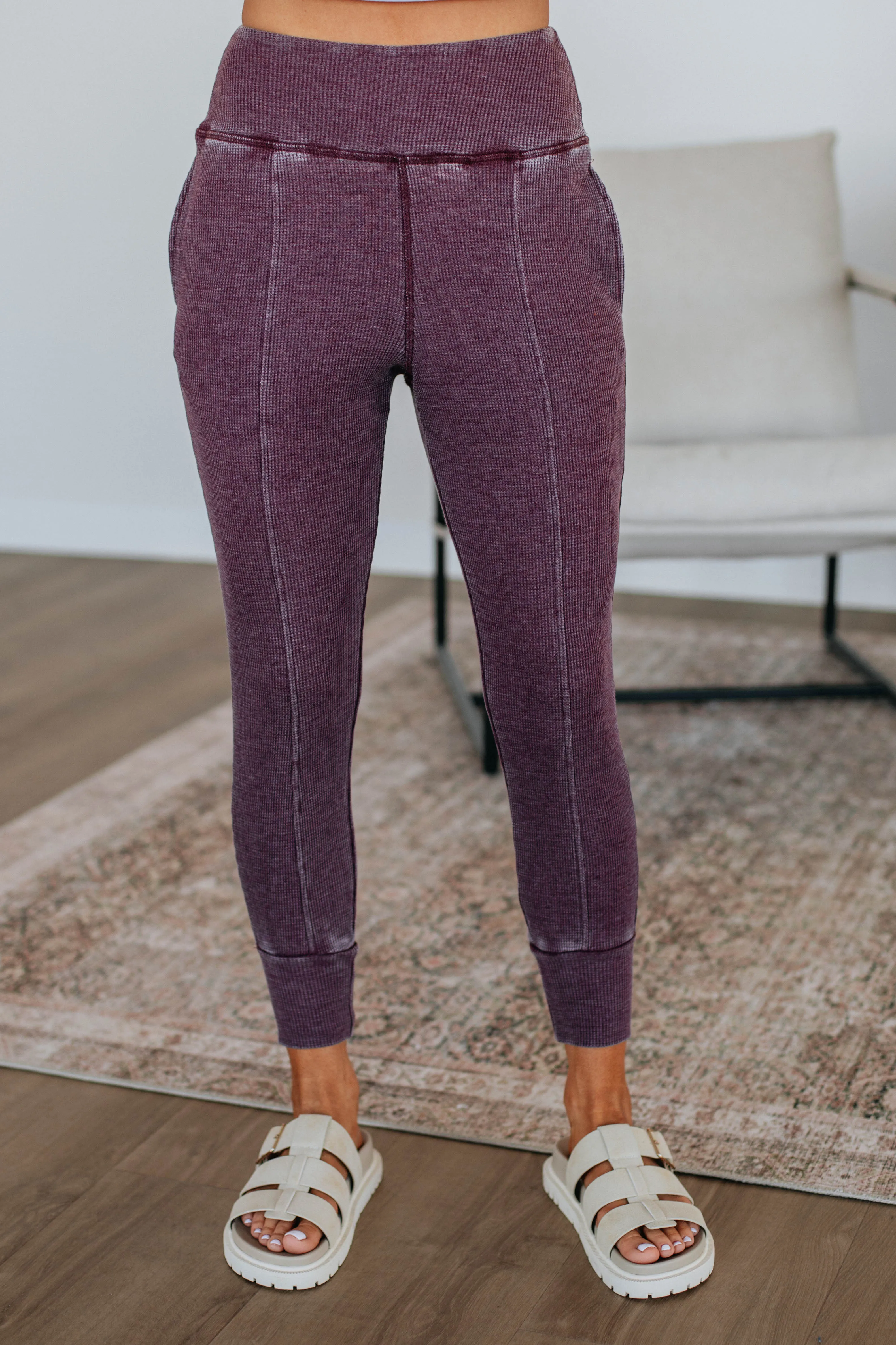 Go The Distance Joggers - Plum sold by Wild Oak Boutique product image thumbnail 4