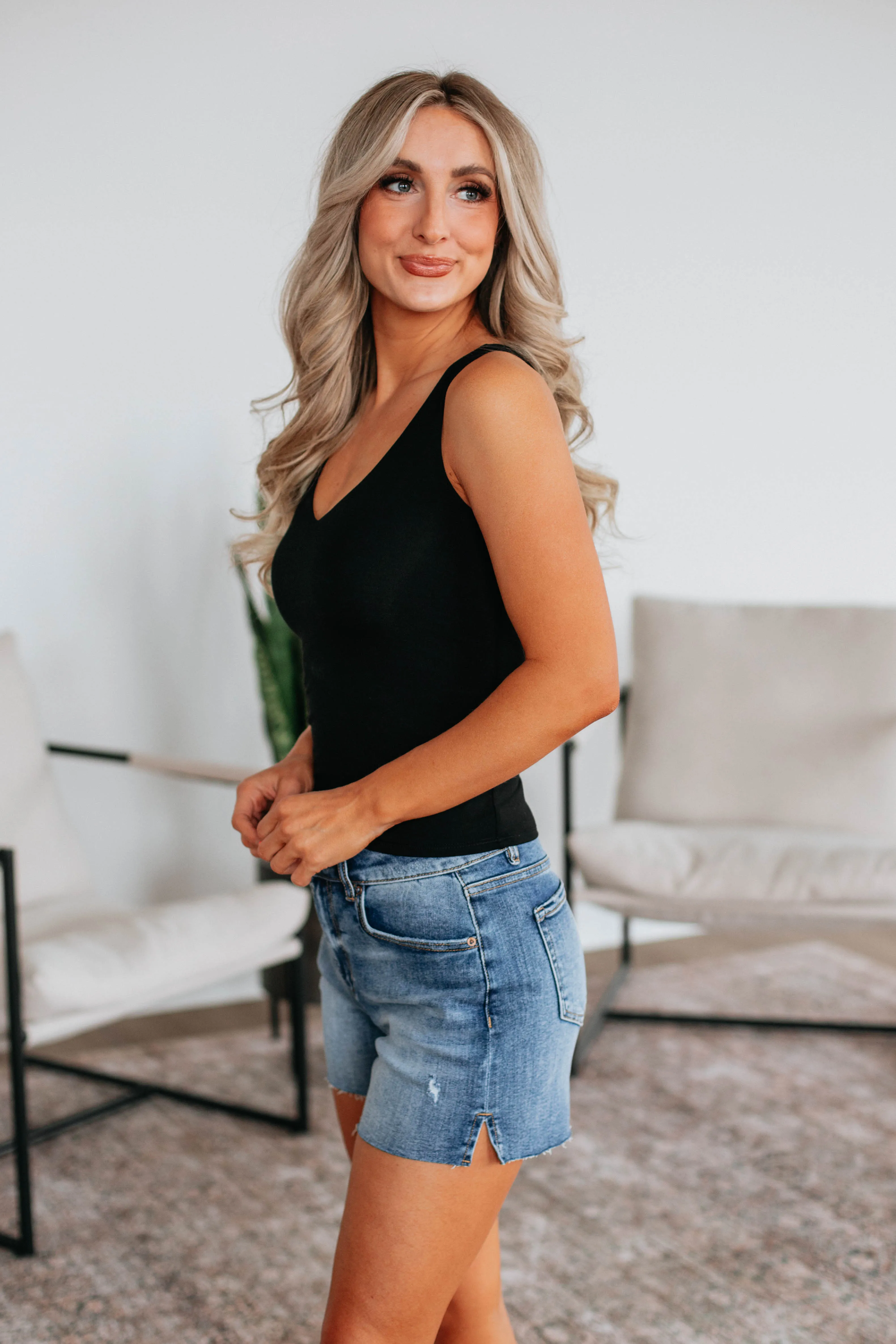 Briar Basic Tank - Black sold by Wild Oak Boutique product image thumbnail 3