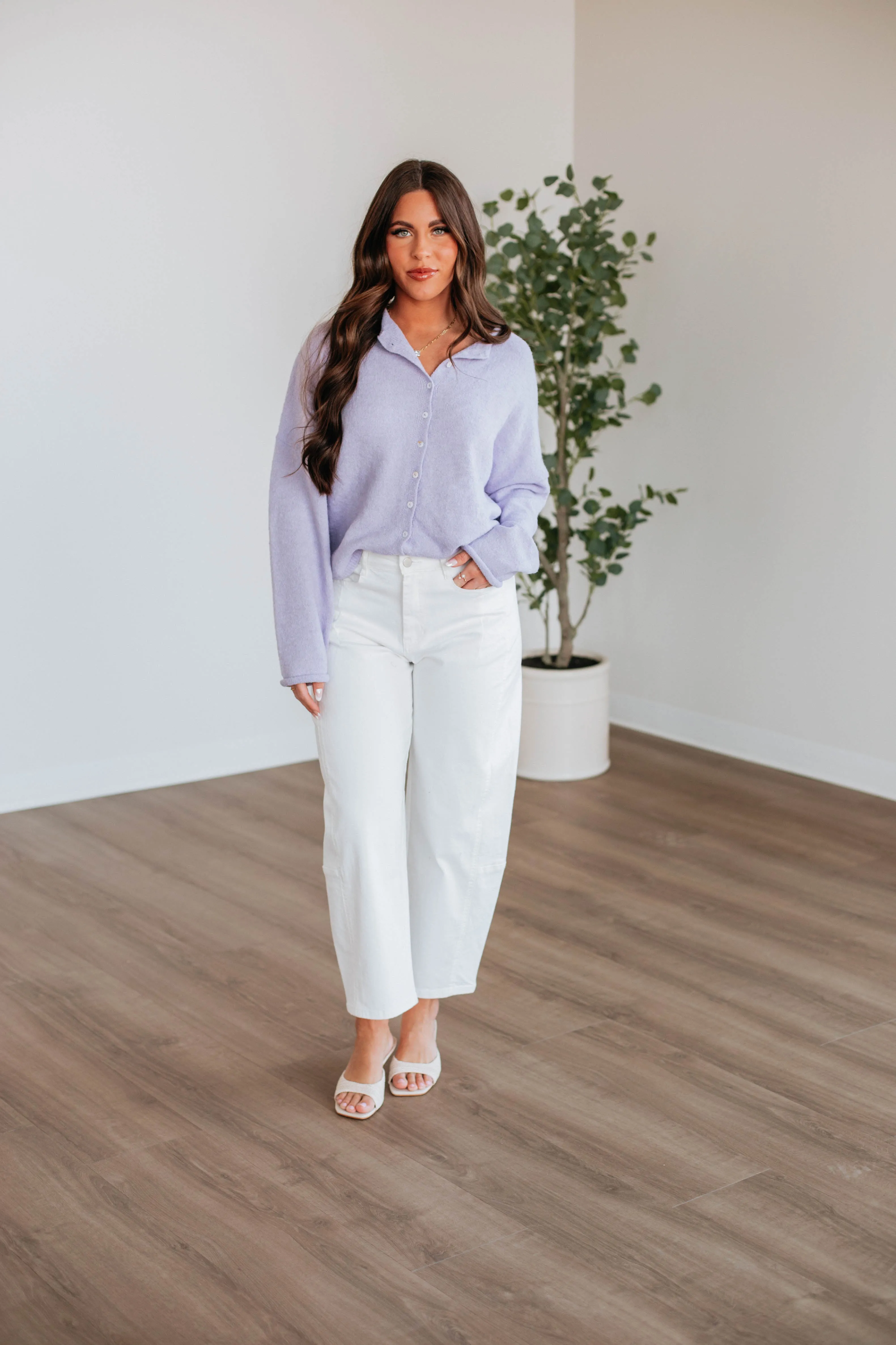 Brooke Cardigan - Lavender sold by Wild Oak Boutique product image thumbnail 2