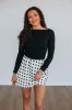 Beatriz Polka Dot Skirt sold by Wild Oak Boutique