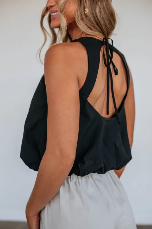 Avalynn Top - Black sold by Wild Oak Boutique