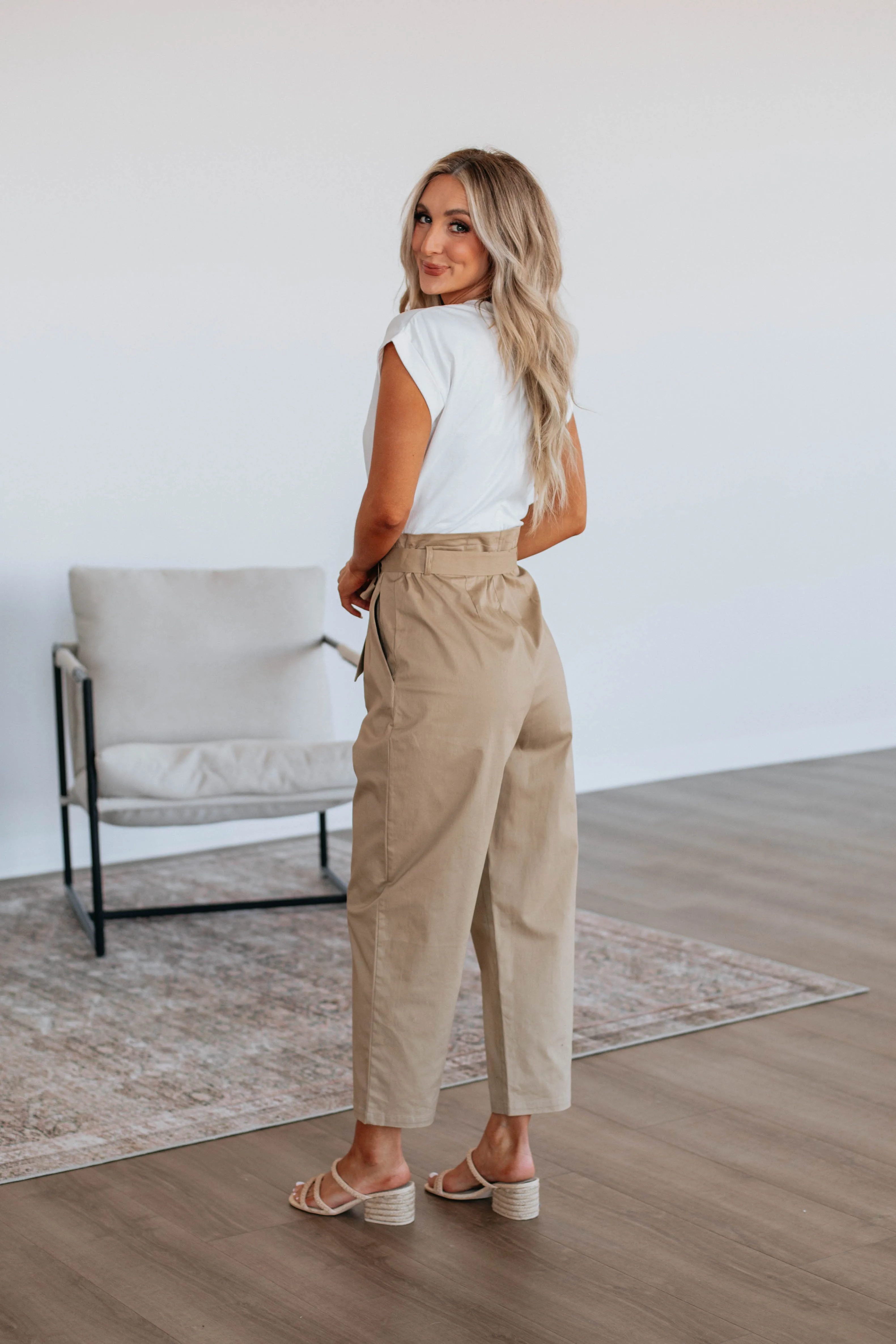 Aubrielle Jumpsuit - Taupe Mix sold by Wild Oak Boutique product image thumbnail 5