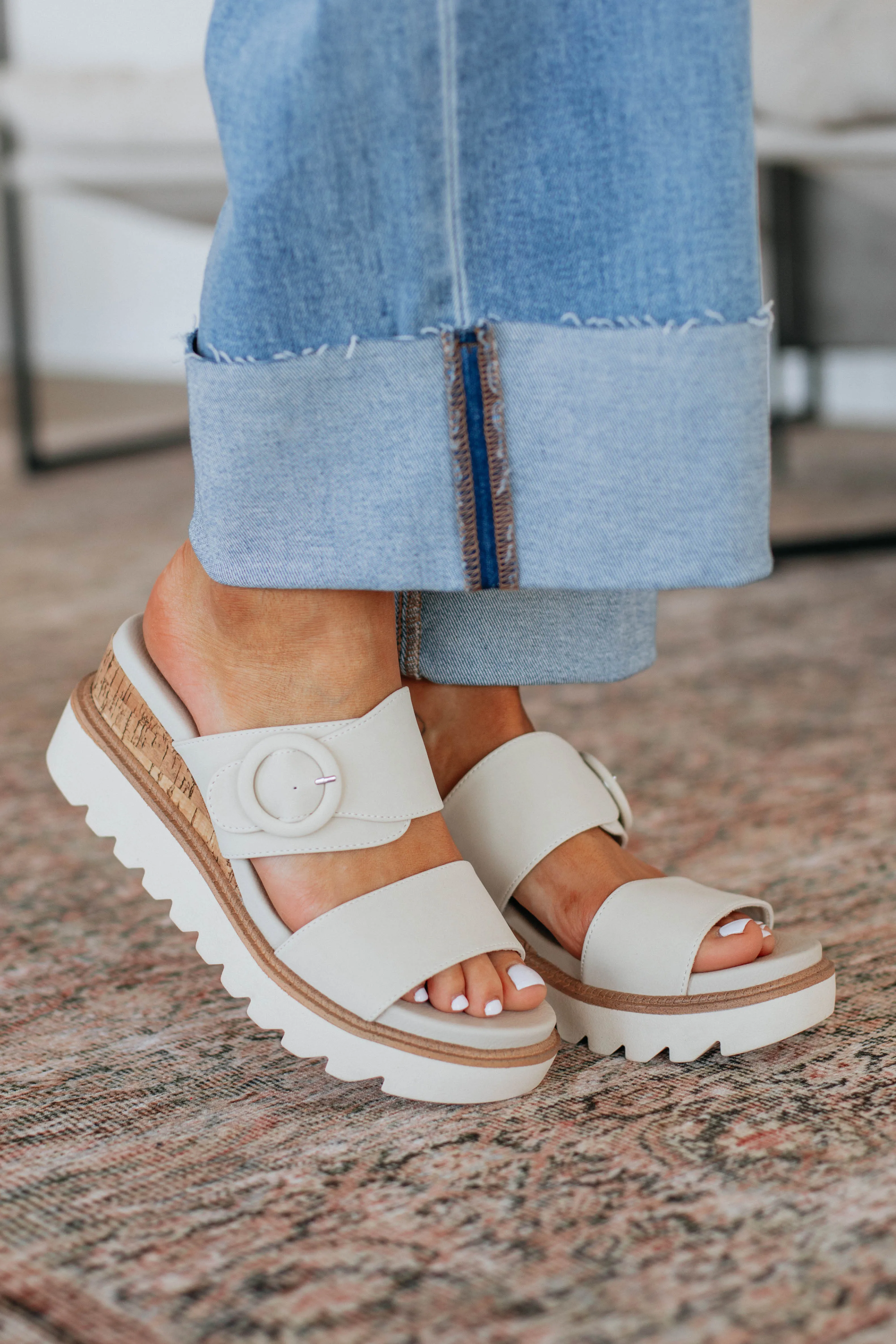 Ease My Mind Sandals sold by Wild Oak Boutique