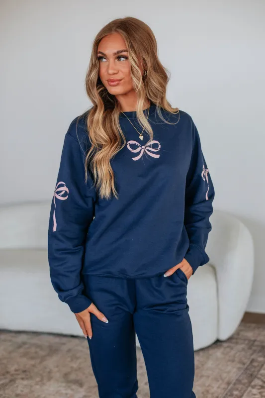 Bow-Nita Sweatshirt sold by Wild Oak Boutique