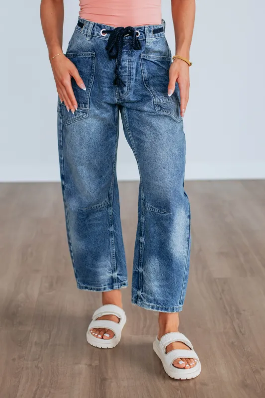 Vance Denim Pants  - Medium Wash sold by Wild Oak Boutique