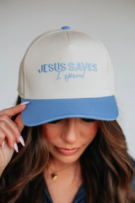 Jesus Saves I Spend Trucker Hat sold by Wild Oak Boutique