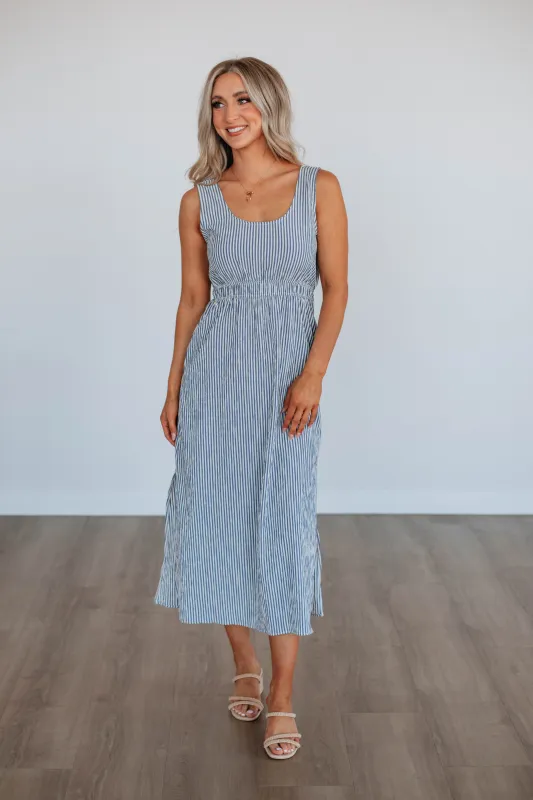 Ayah Striped Dress sold by Wild Oak Boutique