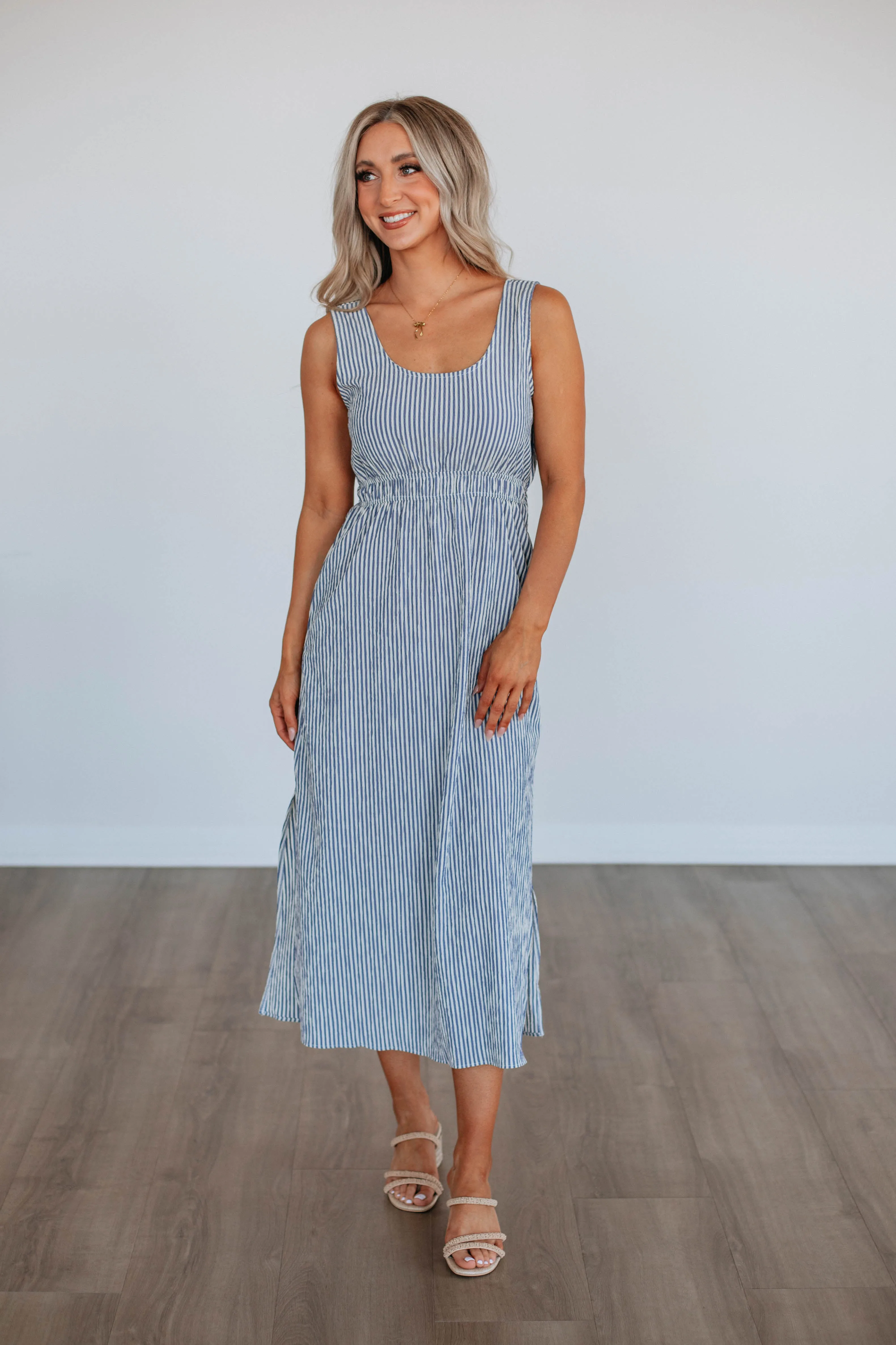 Ayah Striped Dress sold by Wild Oak Boutique