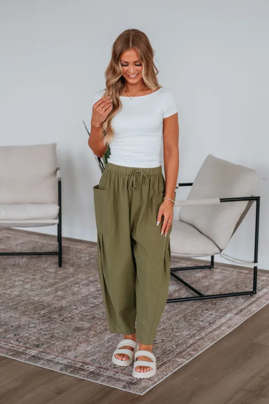 Adeera Pants - Burnt Olive sold by Wild Oak Boutique