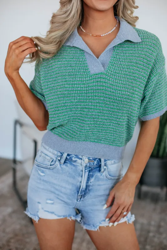 Zeldine Knit Top - Apple Mix sold by Wild Oak Boutique