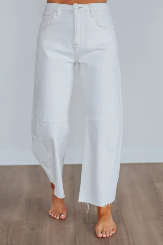 Beatrix JBD Jeans - Ivory sold by Wild Oak Boutique