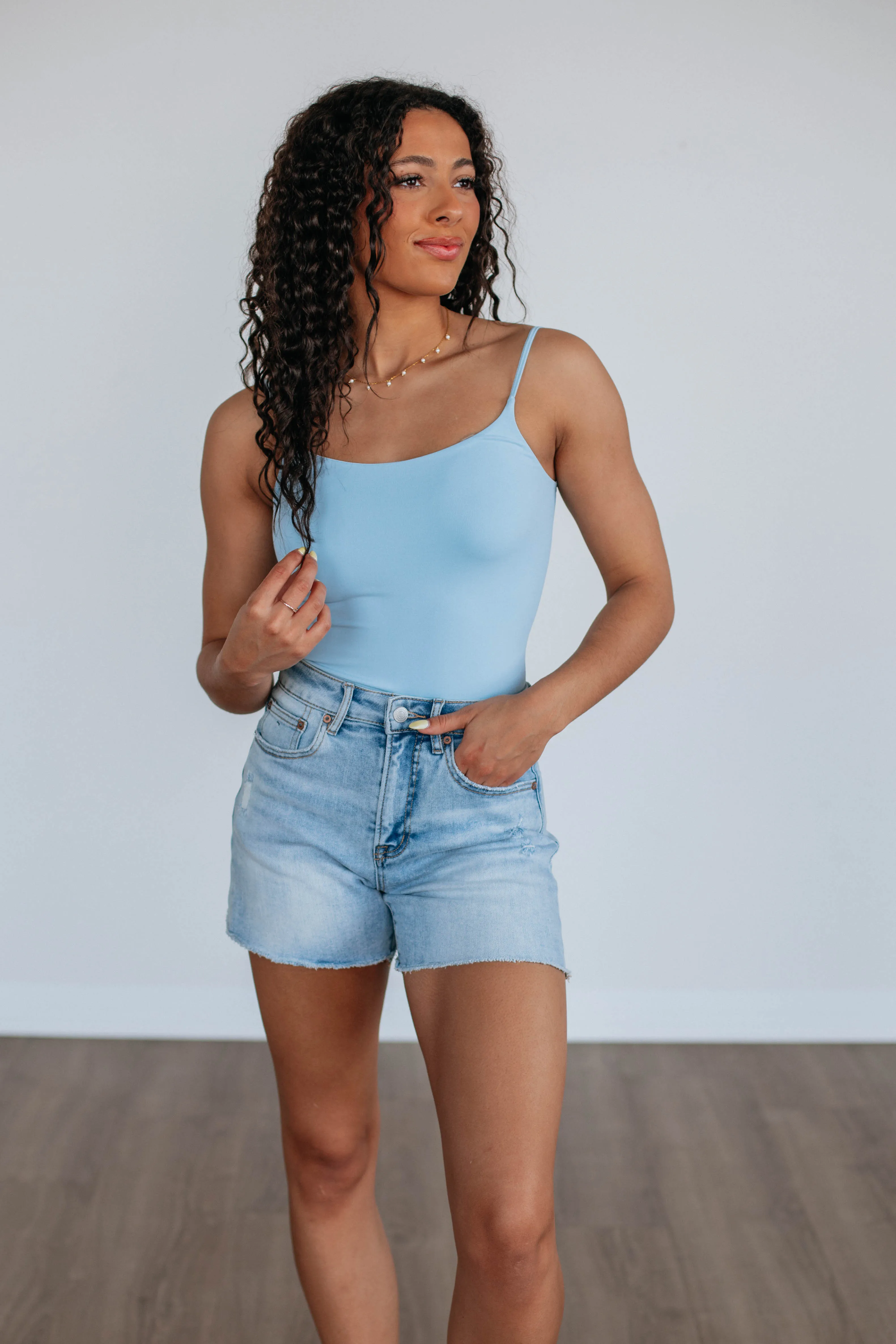 Double Take Bodysuit - Sky Blue sold by Wild Oak Boutique product image thumbnail 3