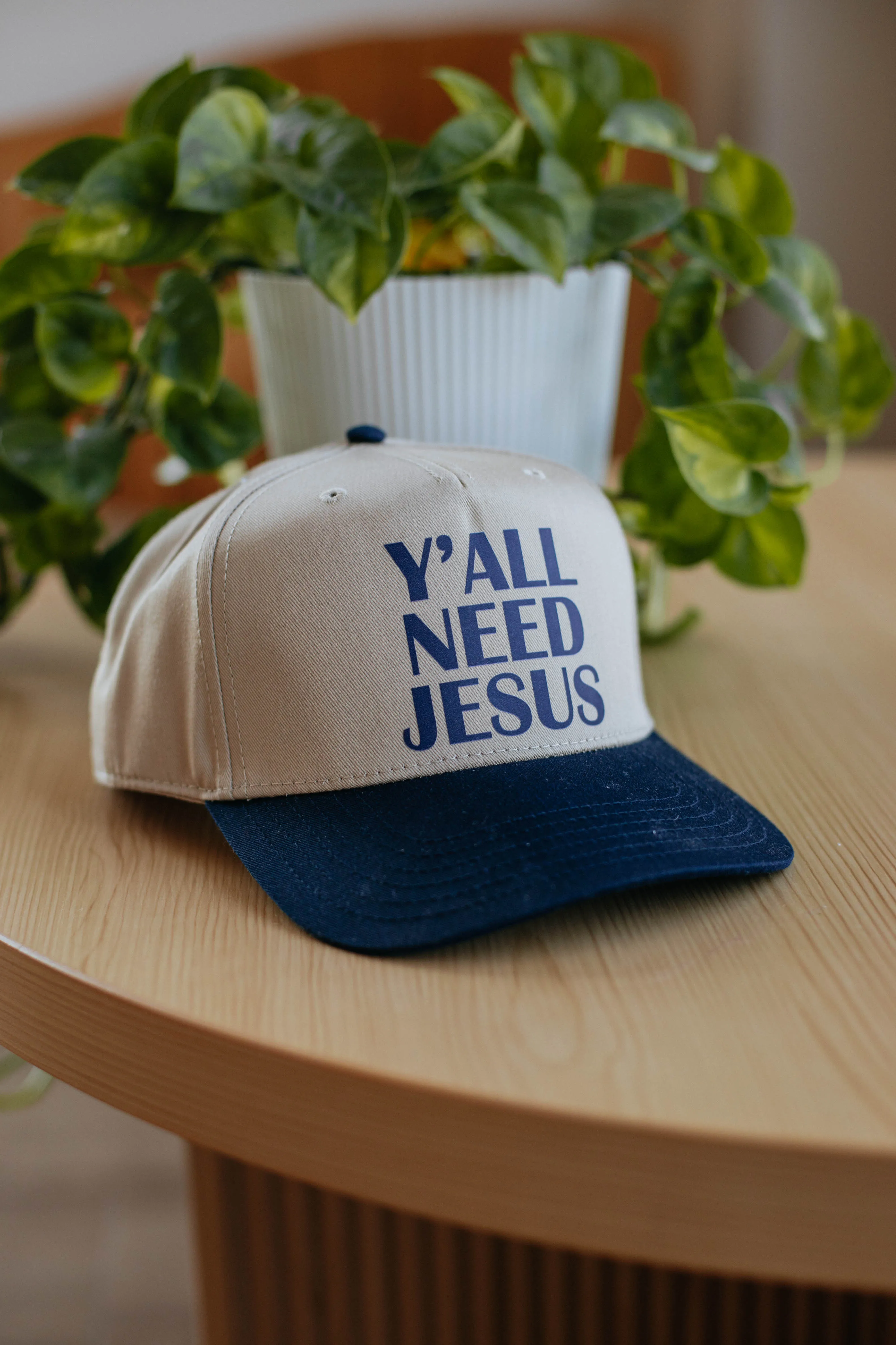 Y'all Need Jesus Trucker Hat sold by Wild Oak Boutique