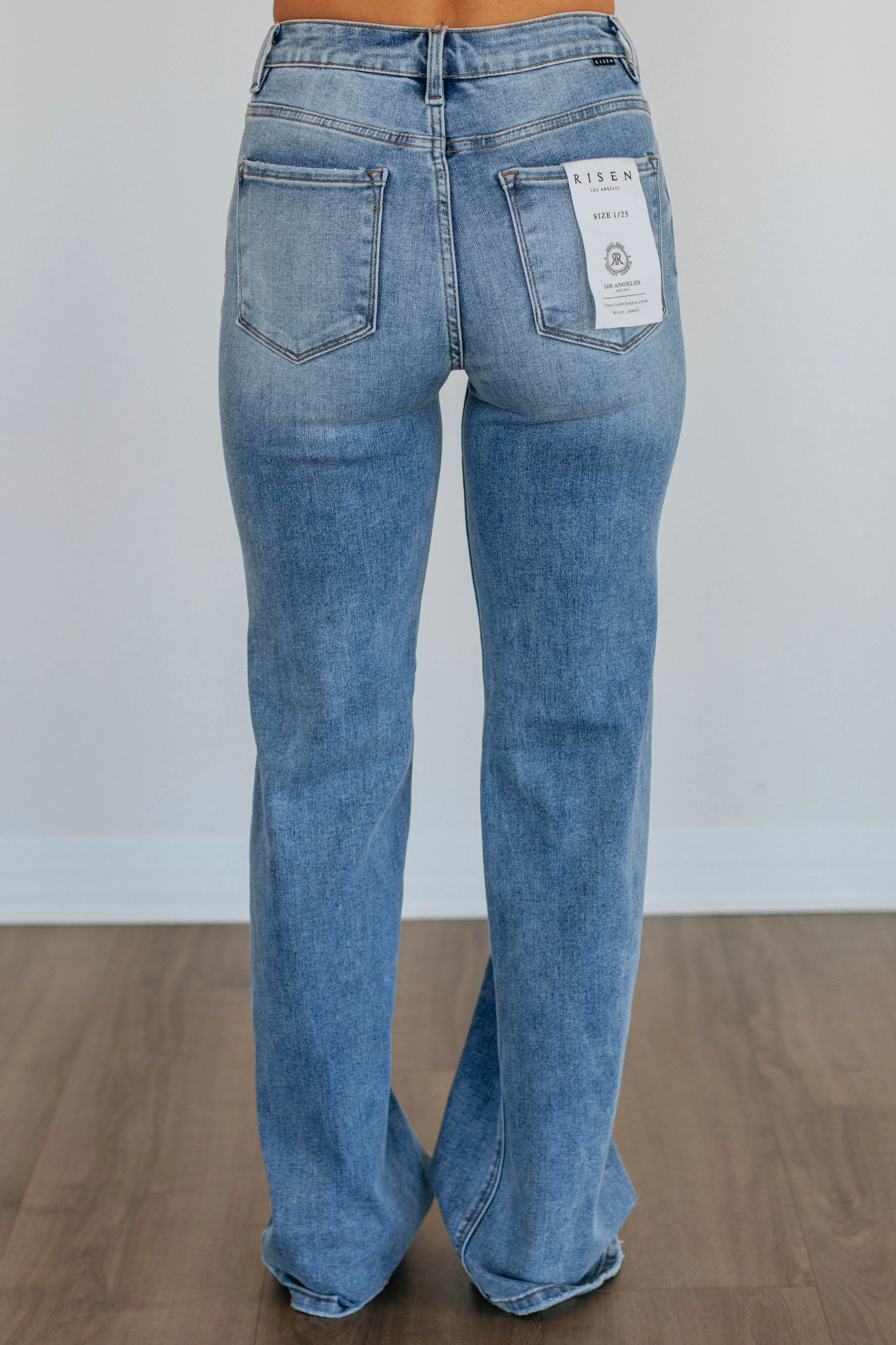 Kinsley Risen Jeans - Medium Wash sold by Wild Oak Boutique product image thumbnail 4