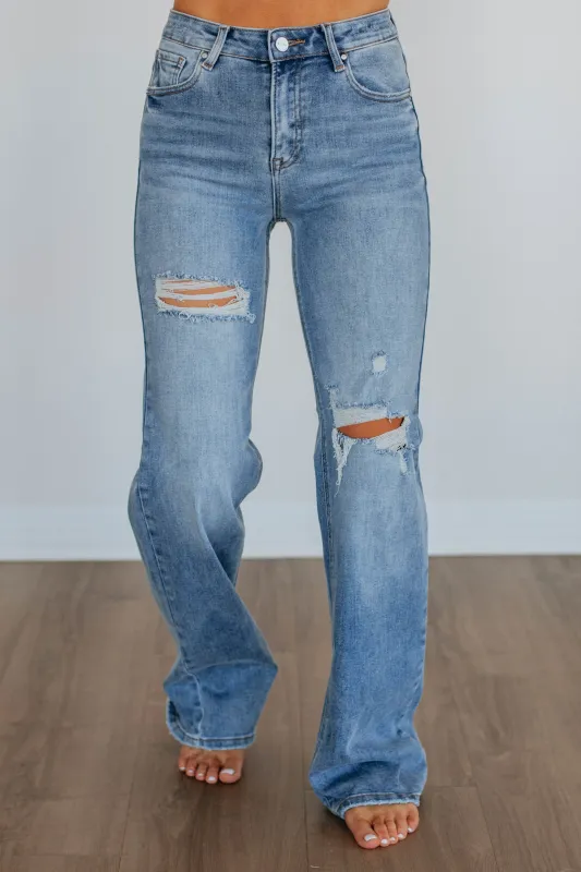 Kinsley Risen Jeans - Medium Wash sold by Wild Oak Boutique