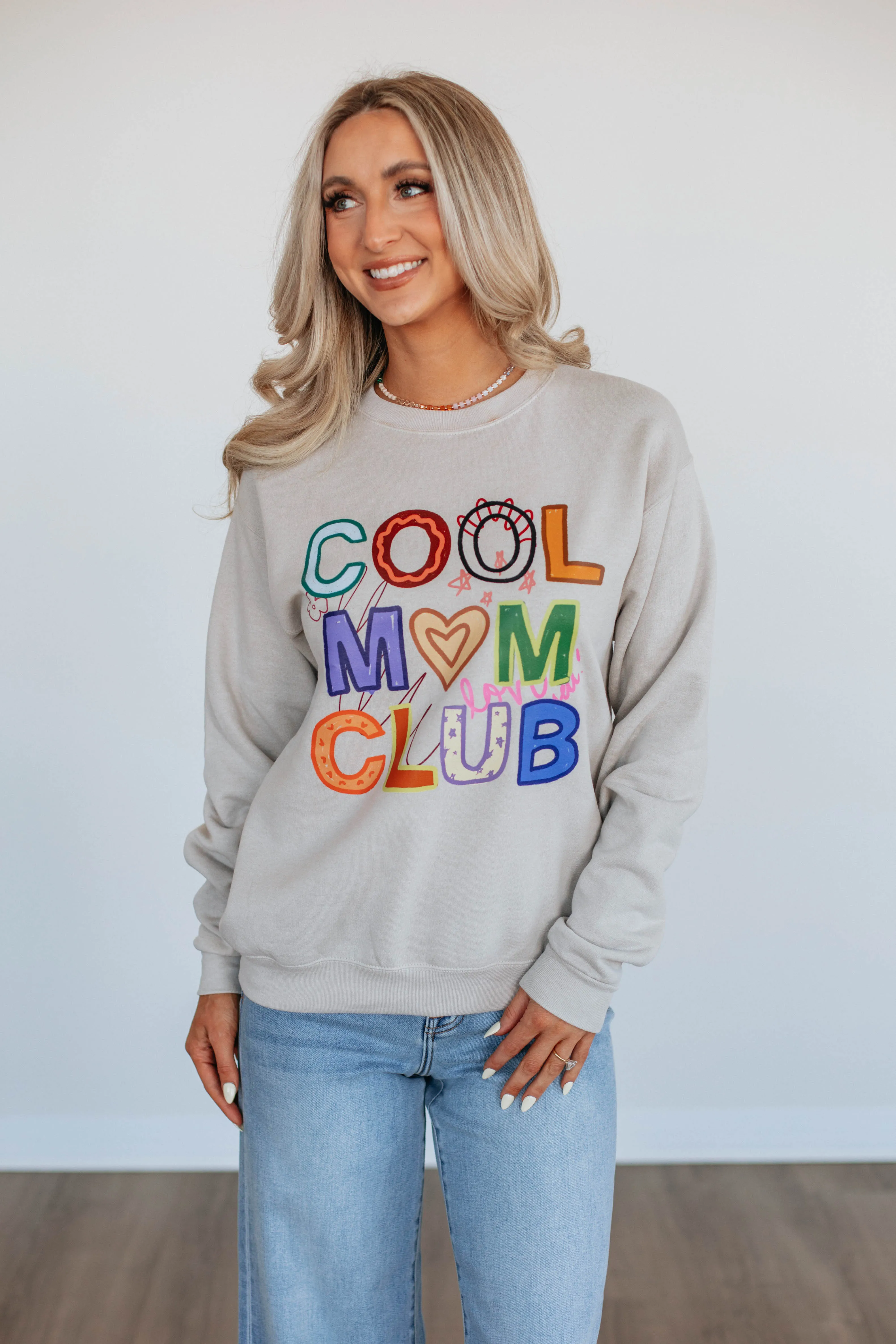 Cool Mom Club Sweatshirt sold by Wild Oak Boutique
