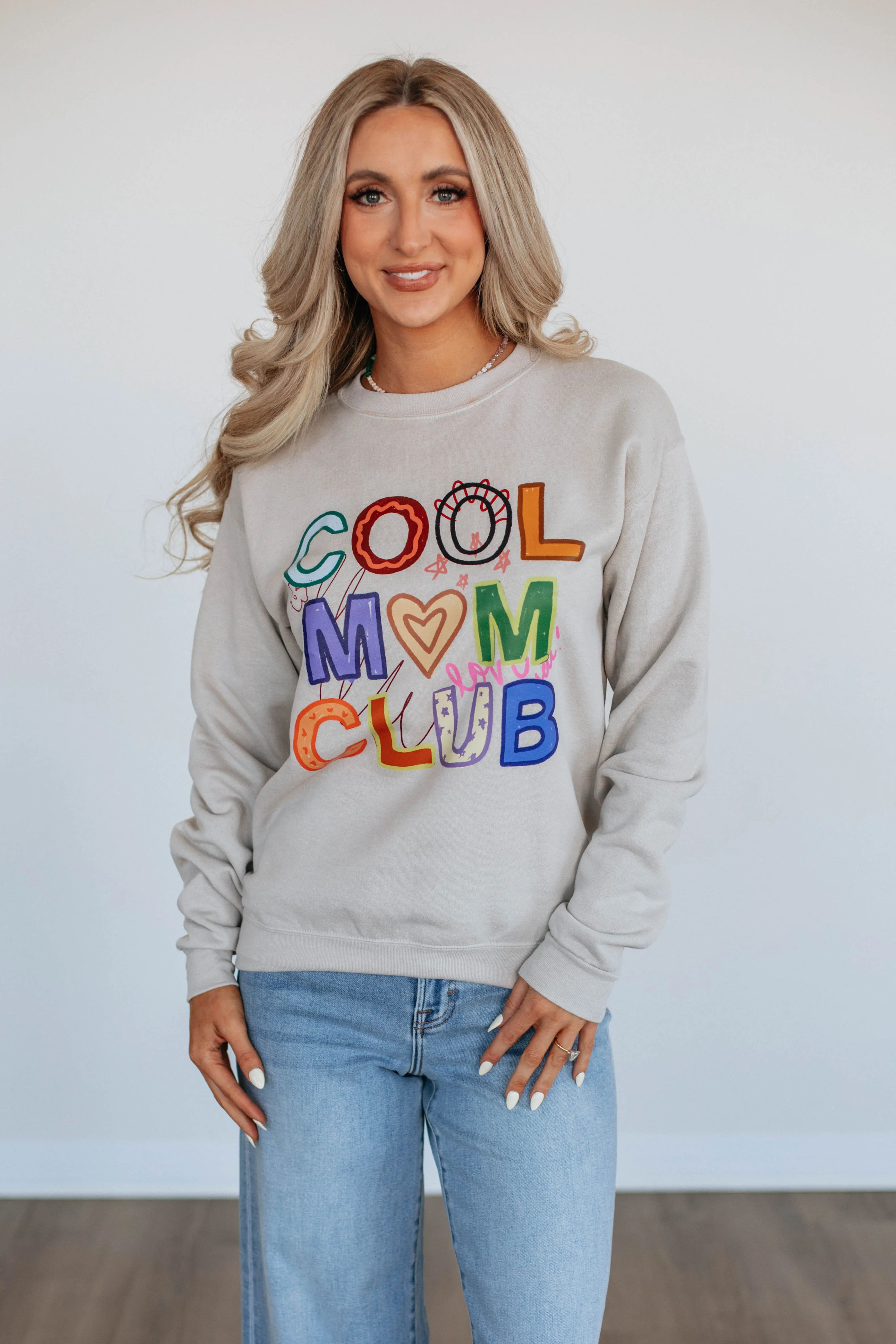 Cool Mom Club Sweatshirt sold by Wild Oak Boutique product image thumbnail 4