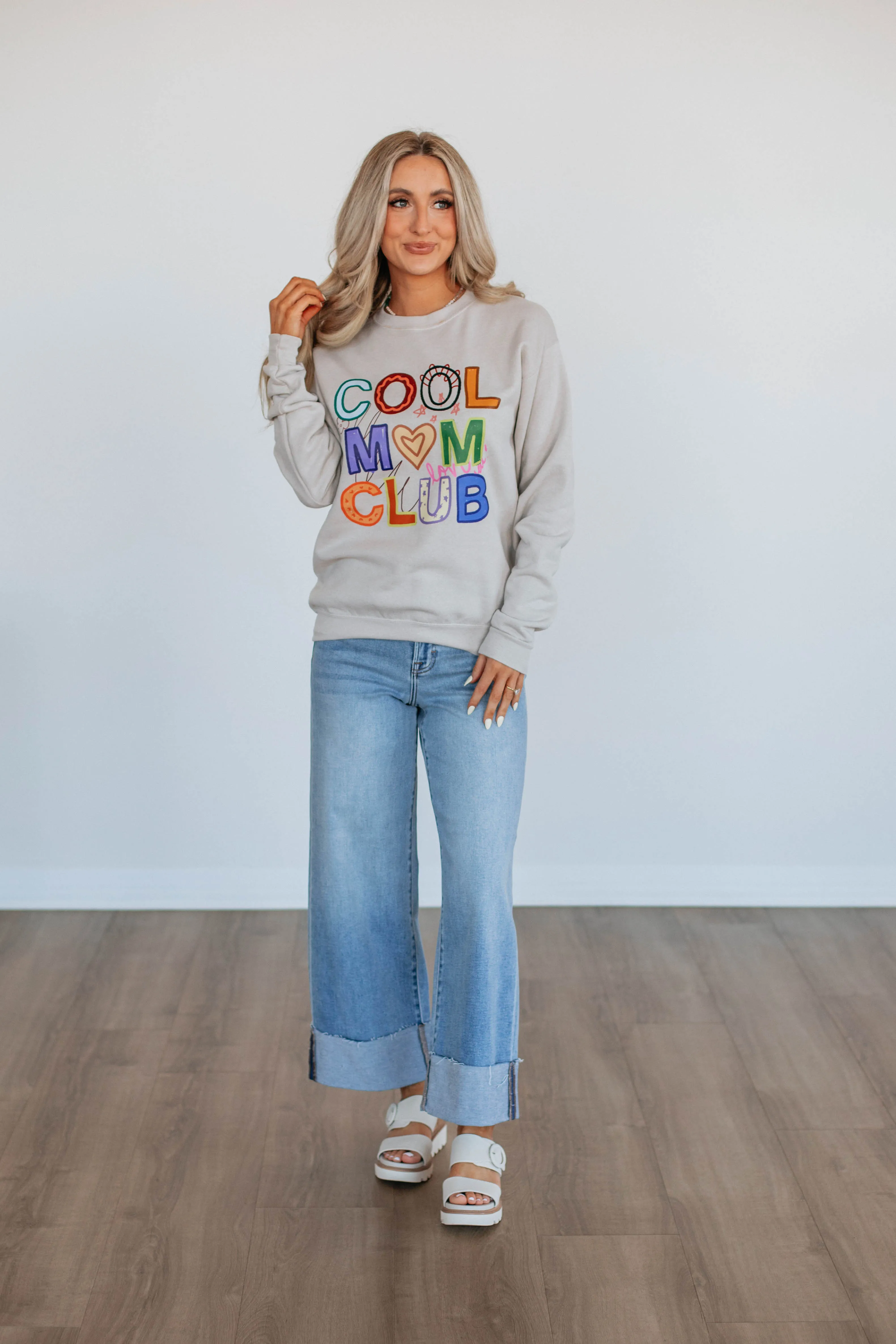 Cool Mom Club Sweatshirt sold by Wild Oak Boutique product image thumbnail 3