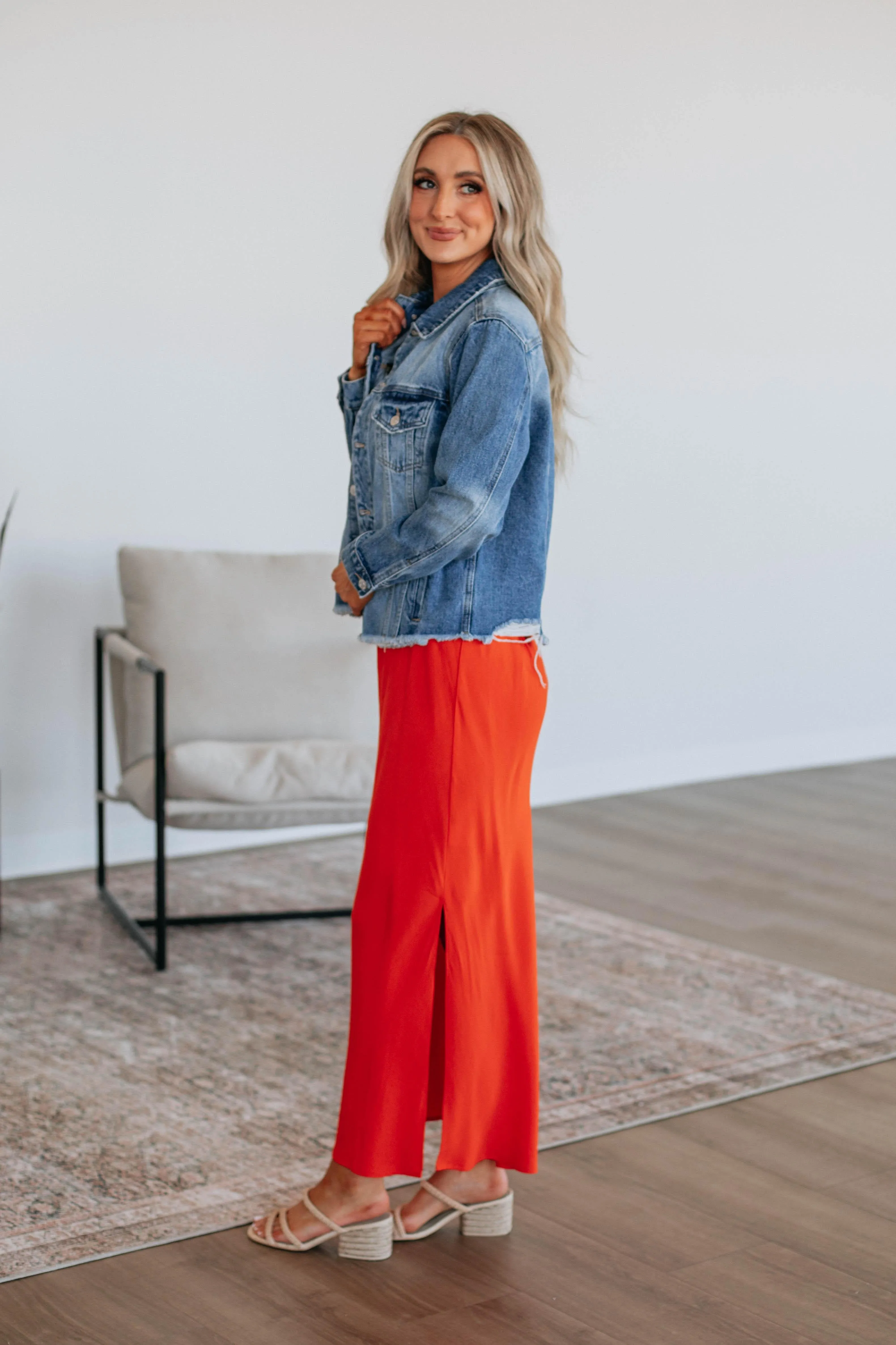 Patience Skirt - Papaya sold by Wild Oak Boutique product image thumbnail 4