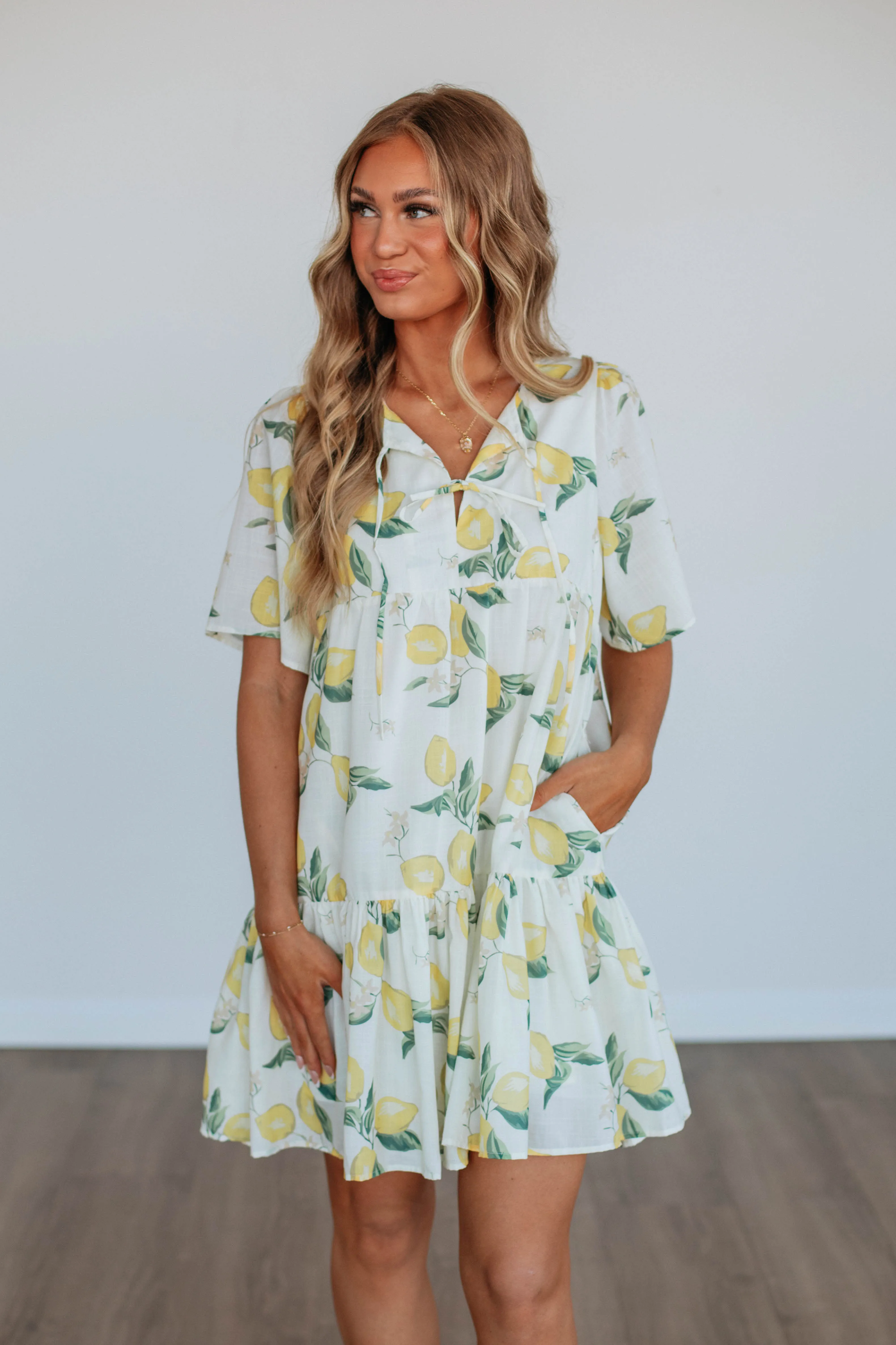 When Life Gives You Lemons Dress sold by Wild Oak Boutique product image thumbnail 4