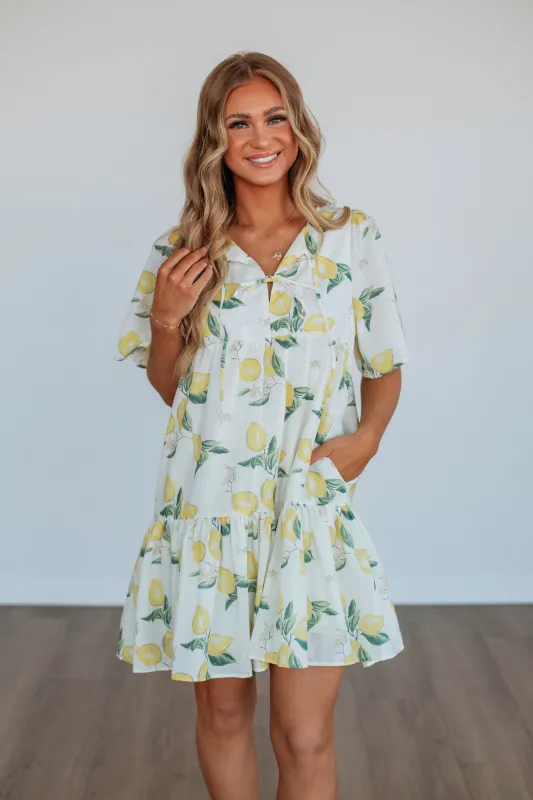When Life Gives You Lemons Dress sold by Wild Oak Boutique