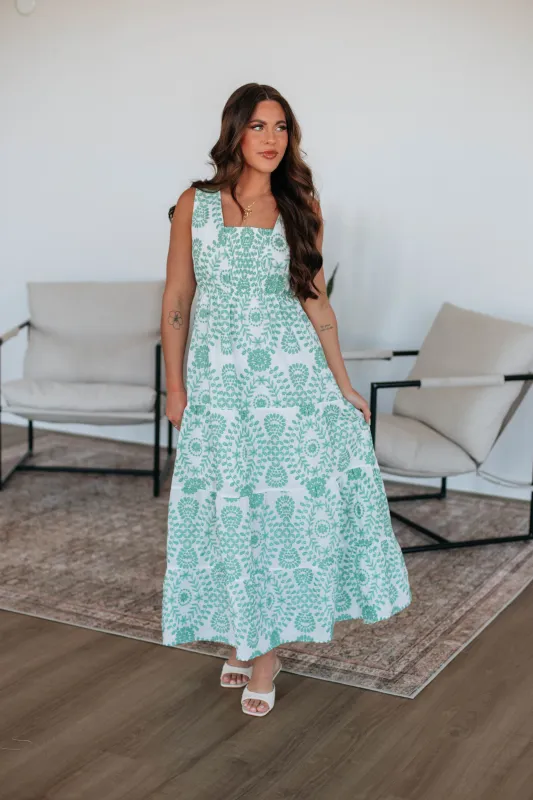 Ophelia Floral Dress sold by Wild Oak Boutique