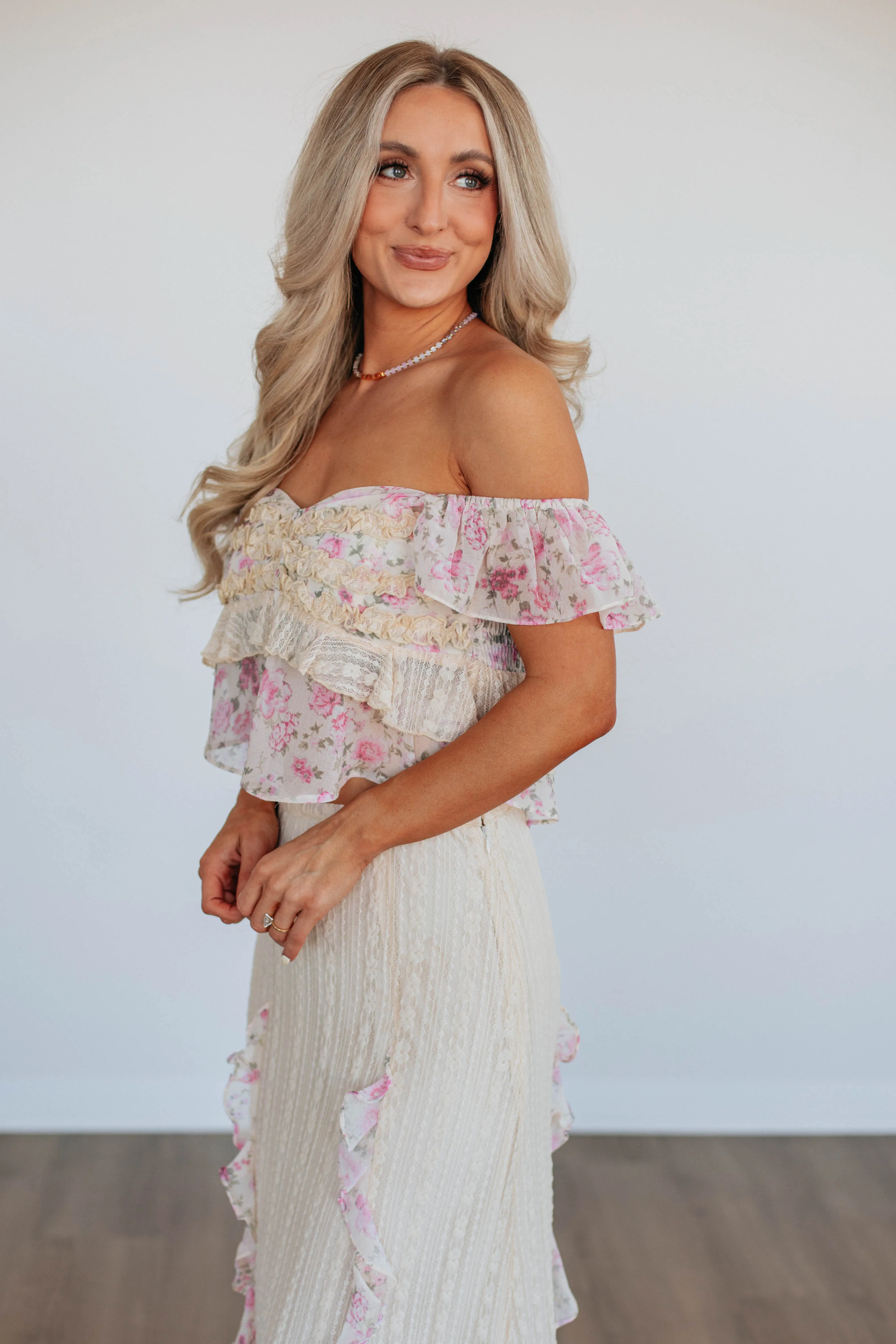 Lilit Floral Top sold by Wild Oak Boutique product image thumbnail 2