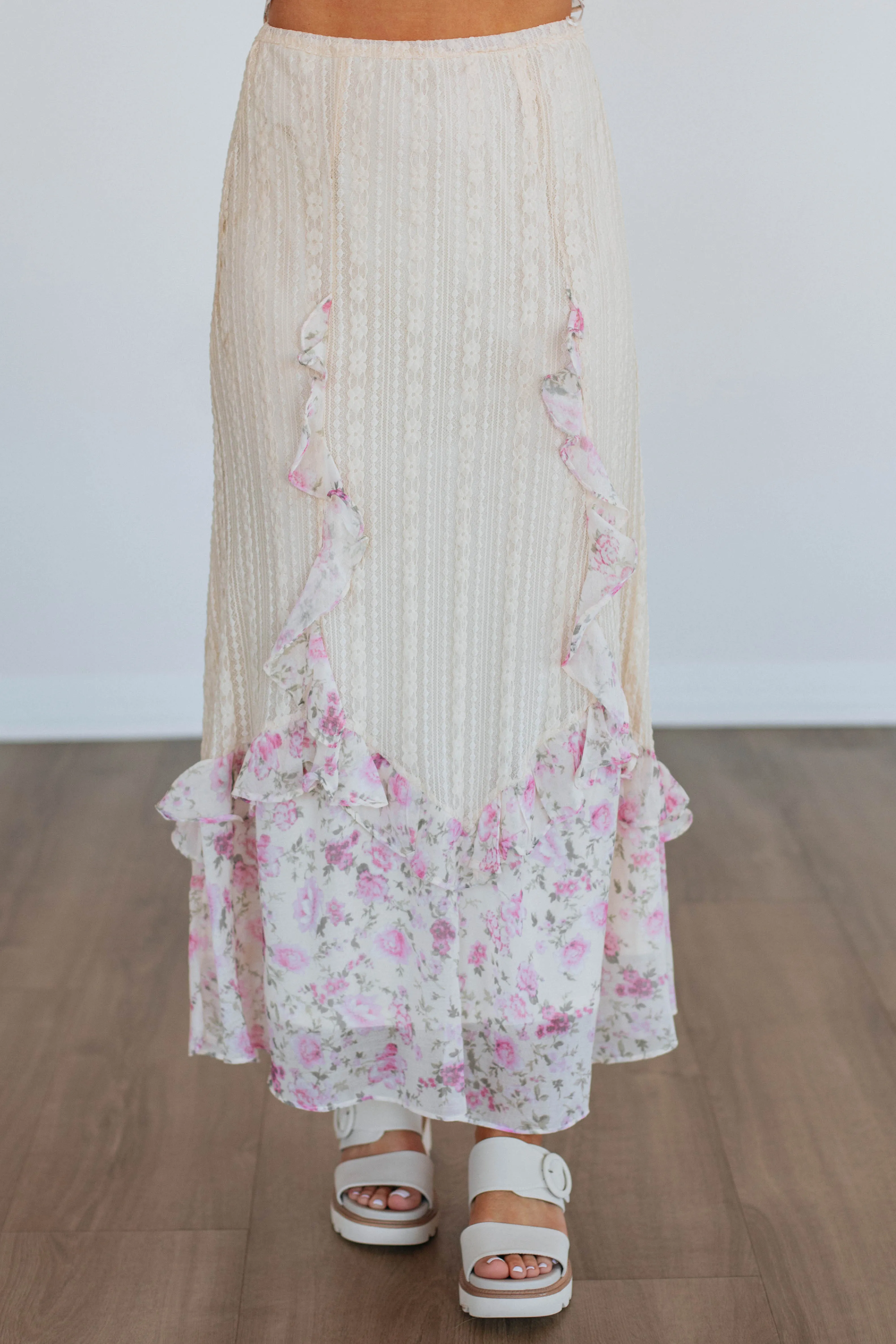 Lilit Floral Skirt sold by Wild Oak Boutique