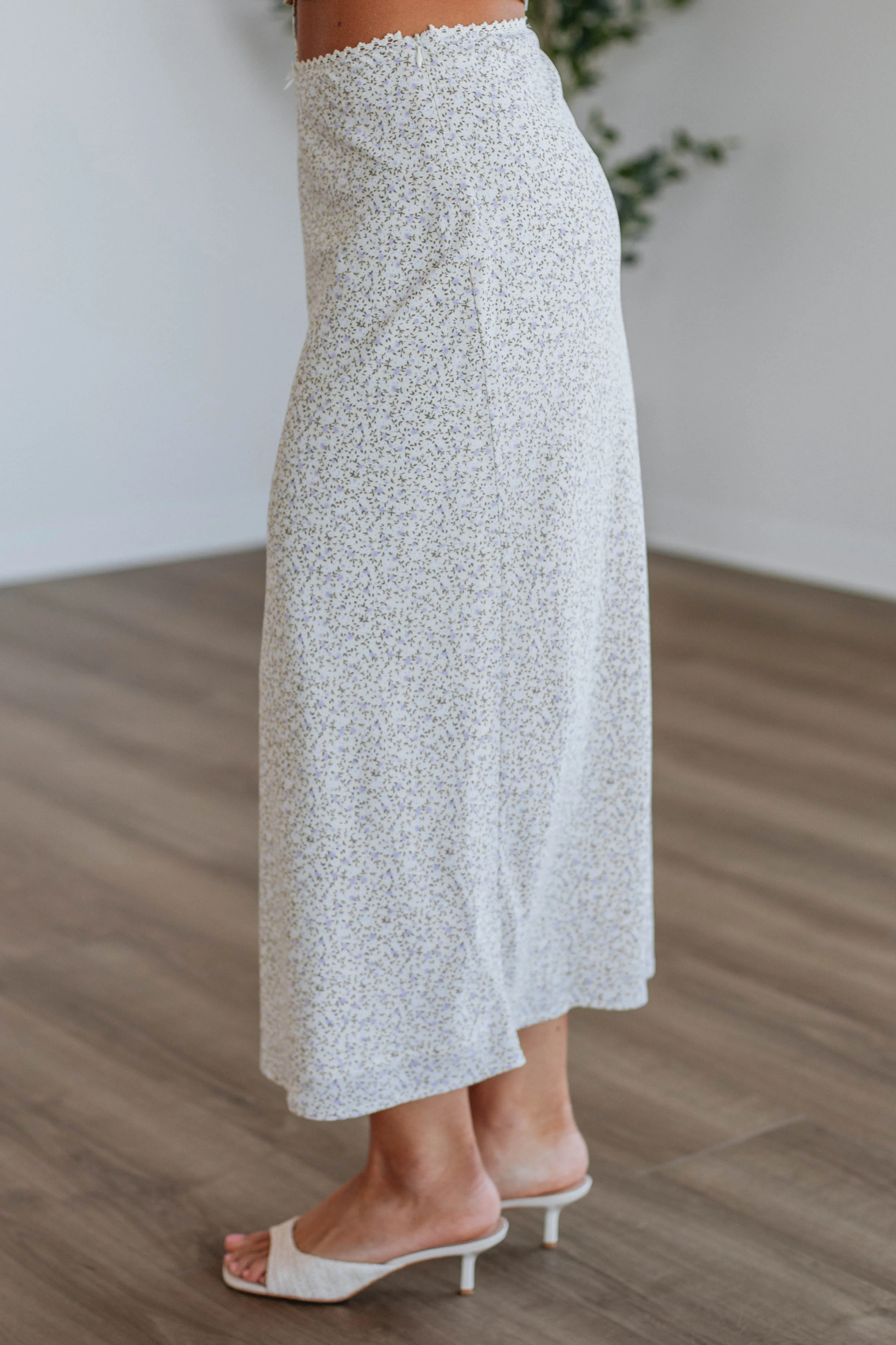 Aslin Floral Skirt sold by Wild Oak Boutique product image thumbnail 2