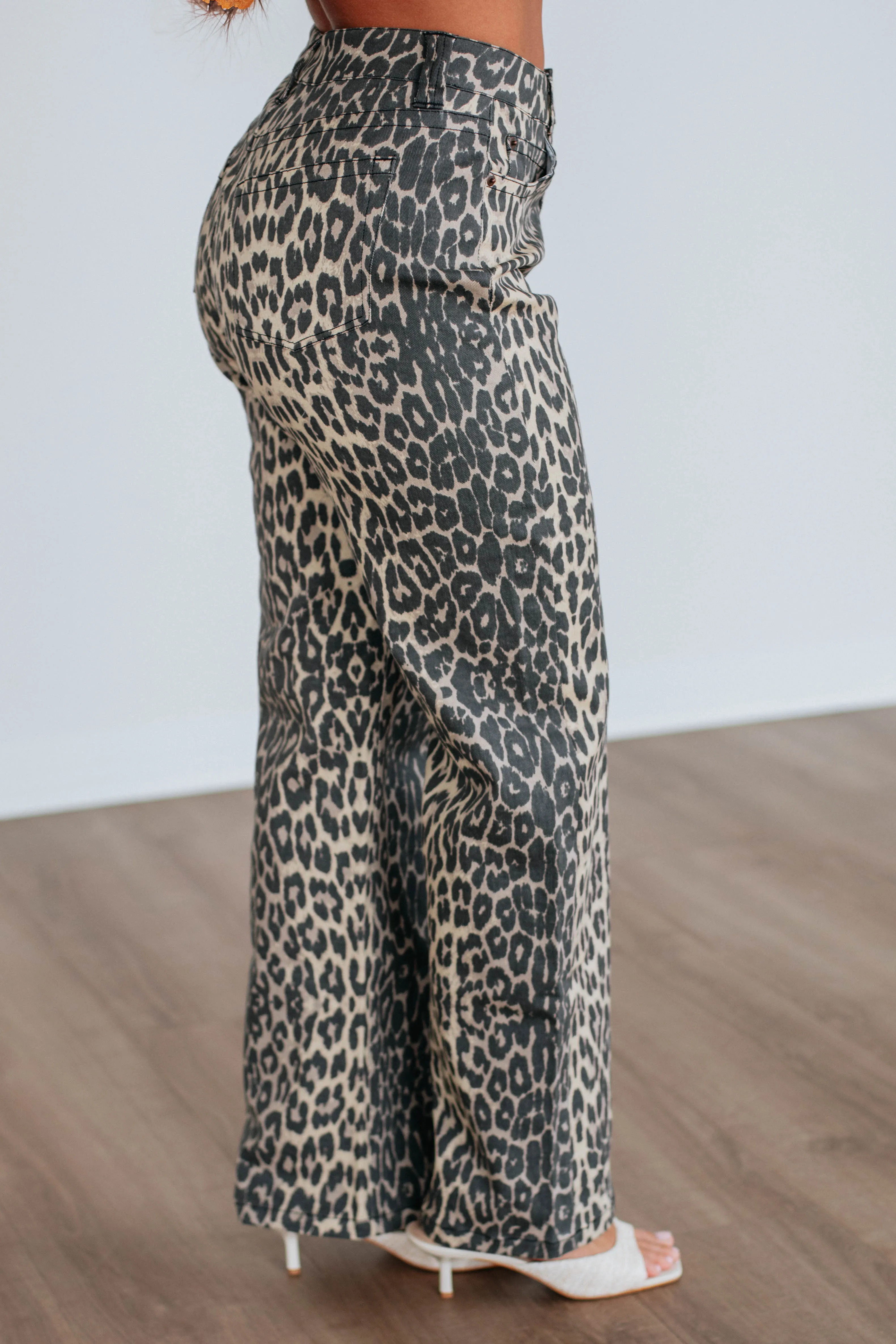 Nathaleia Leopard Pants sold by Wild Oak Boutique product image thumbnail 4