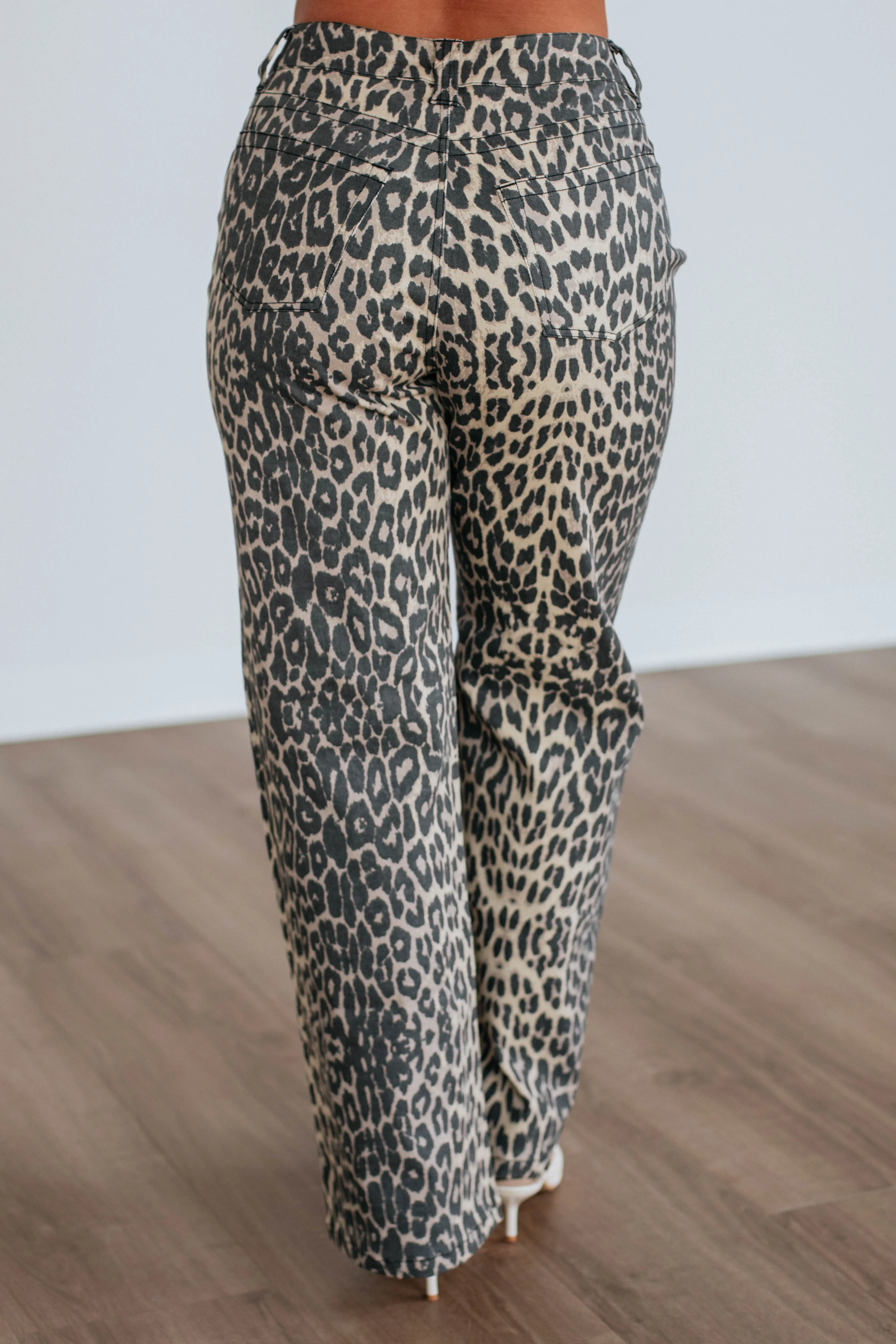 Nathaleia Leopard Pants sold by Wild Oak Boutique product image thumbnail 5