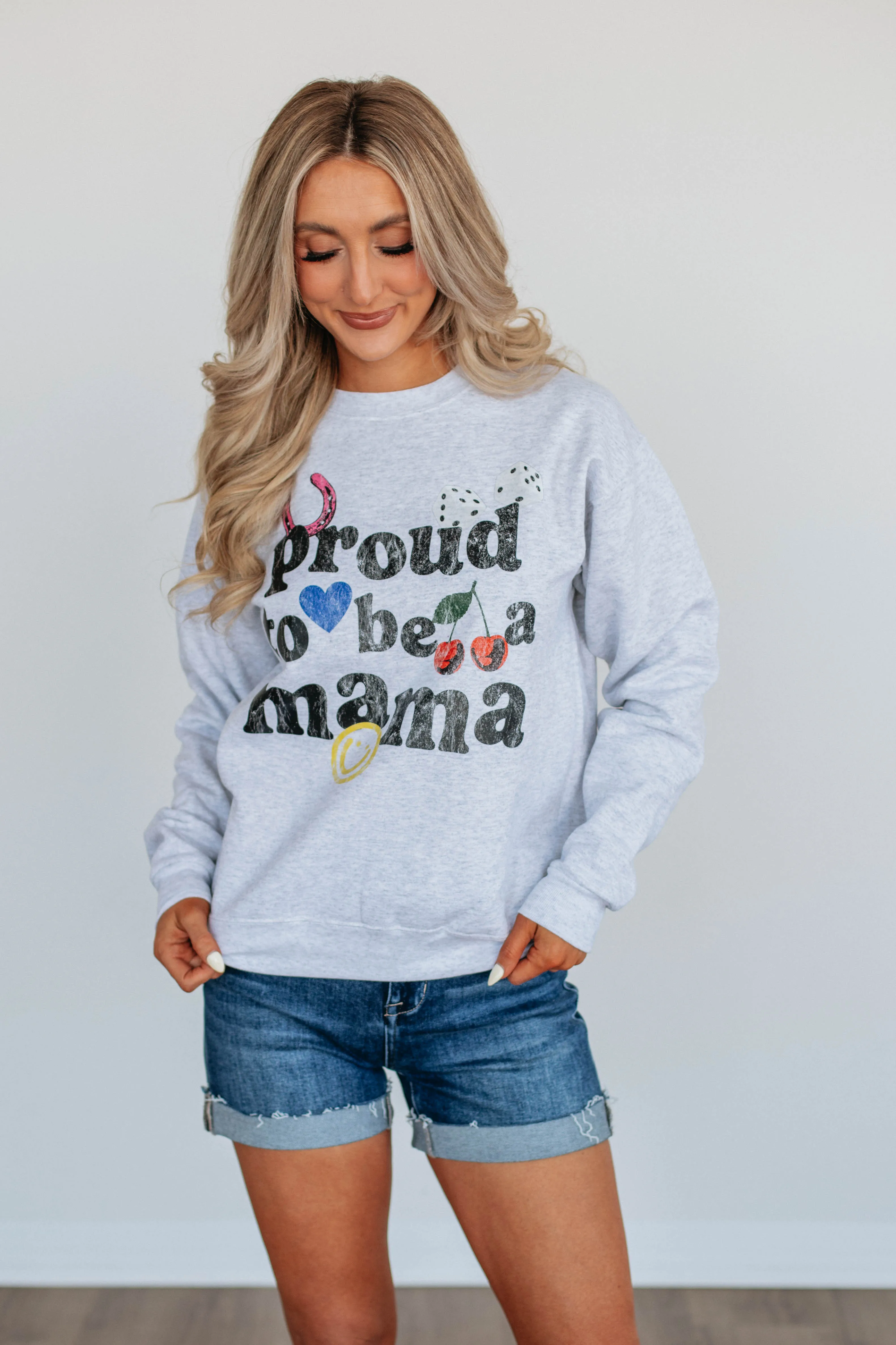 Proud To Be A Mama Sweatshirt sold by Wild Oak Boutique product image thumbnail 2