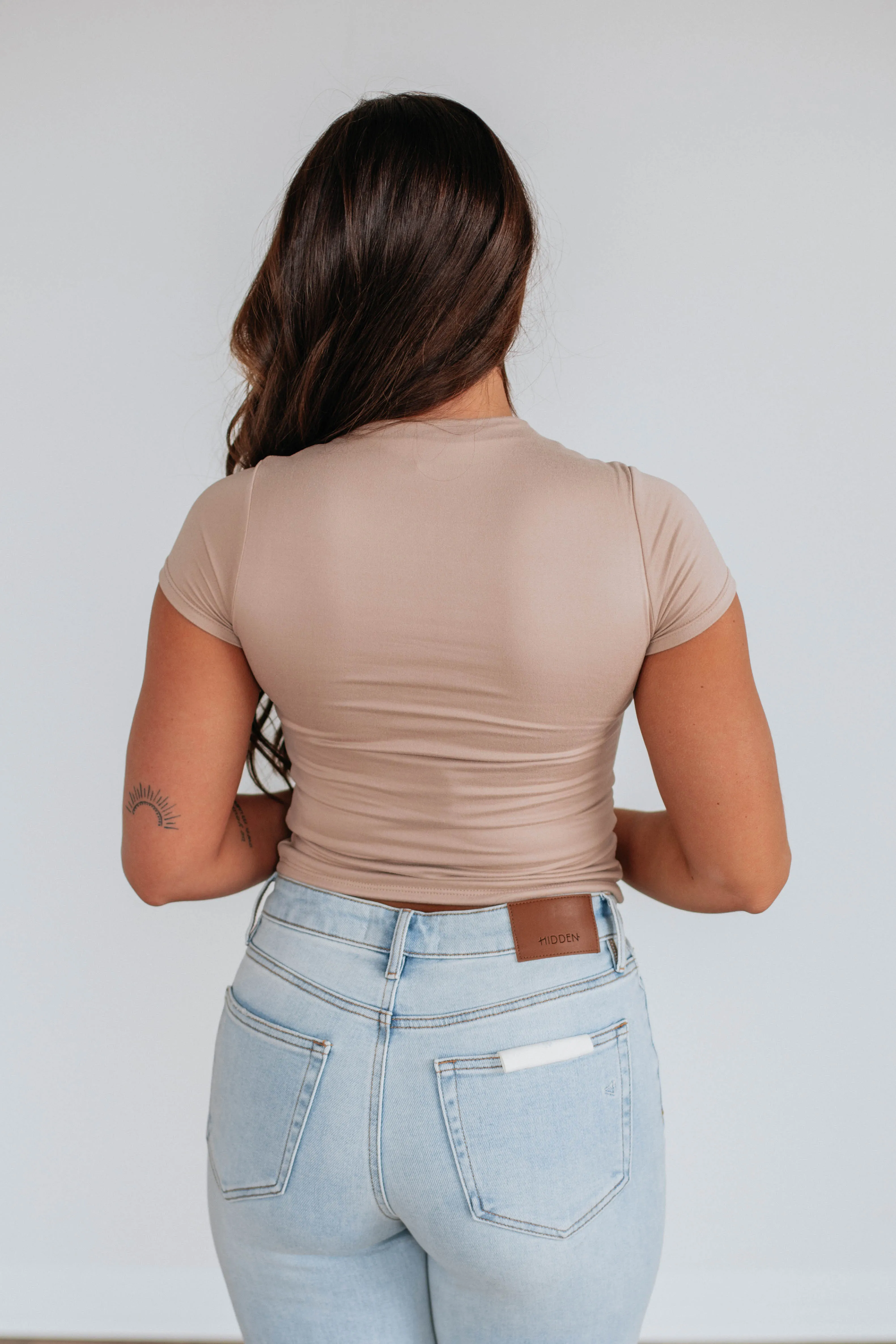 Marlei Basic Top - Nude sold by Wild Oak Boutique product image thumbnail 5