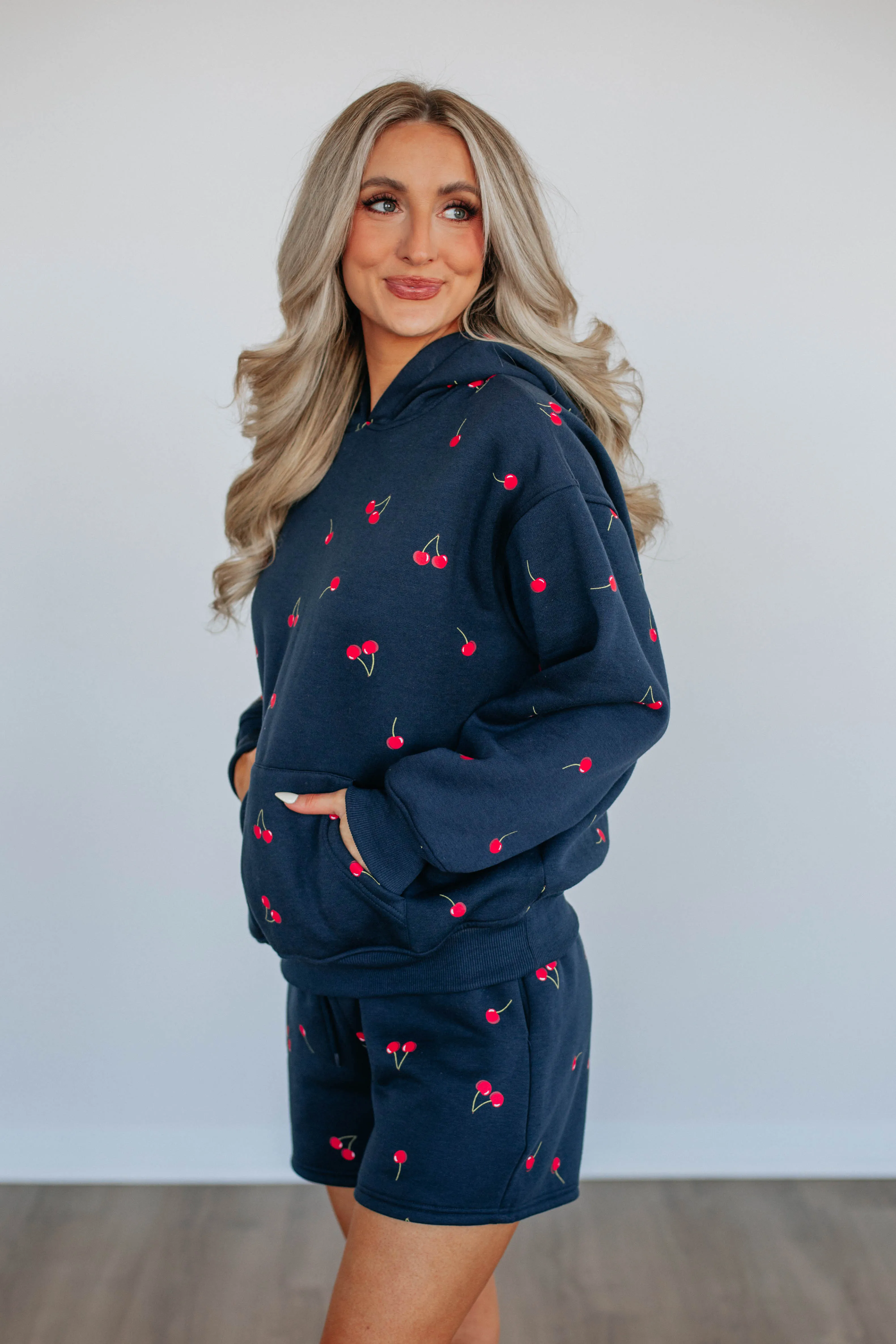 Cherry Picked Lounge Sweatshirt sold by Wild Oak Boutique product image thumbnail 4